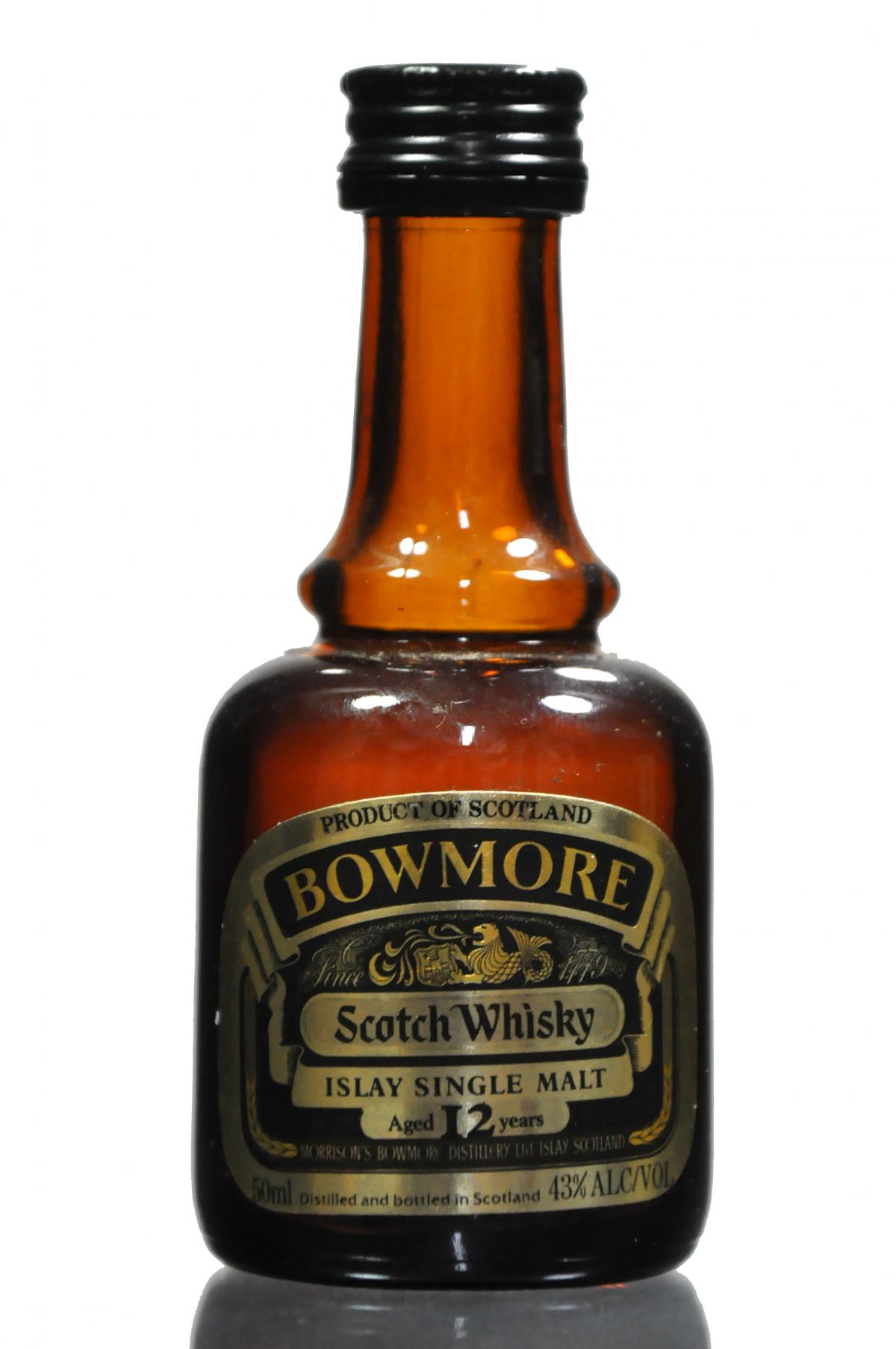 Bowmore 12 Year Old Miniature