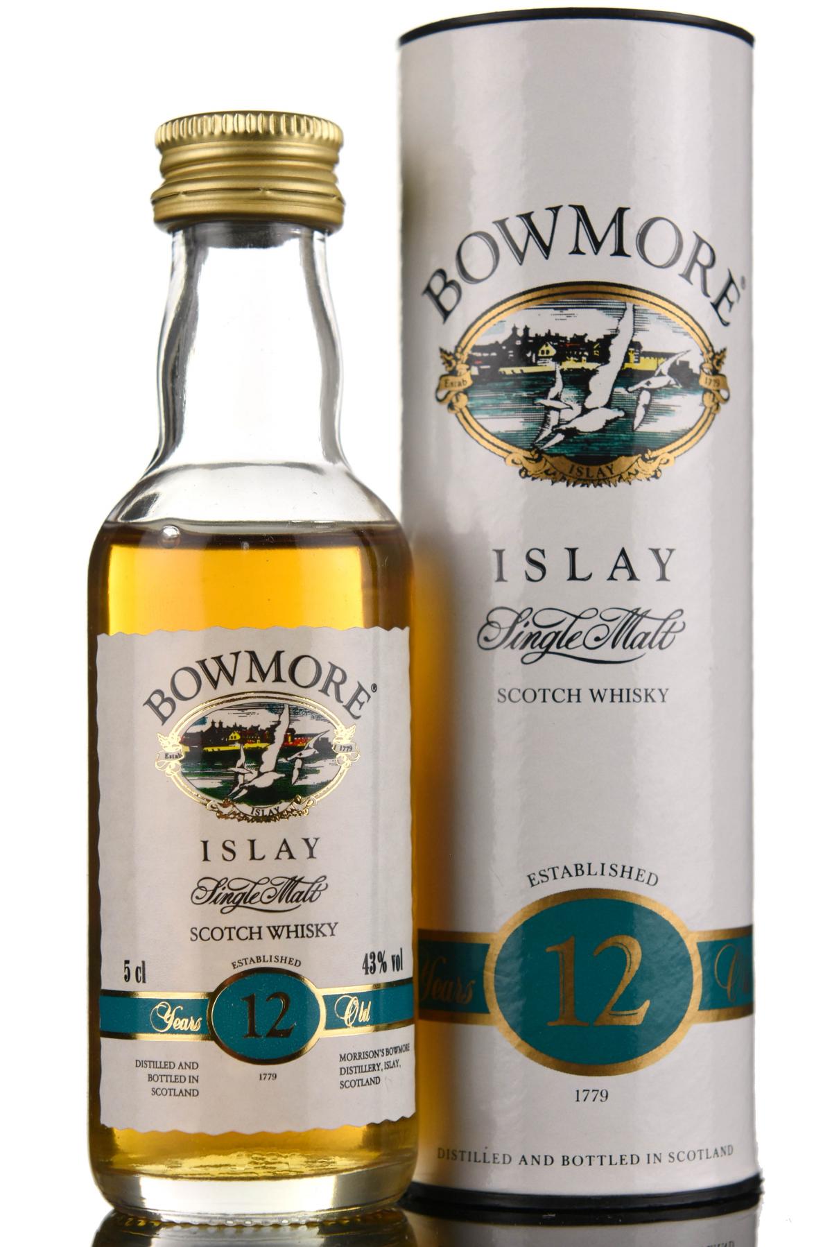 Bowmore 12 Year Old Miniature