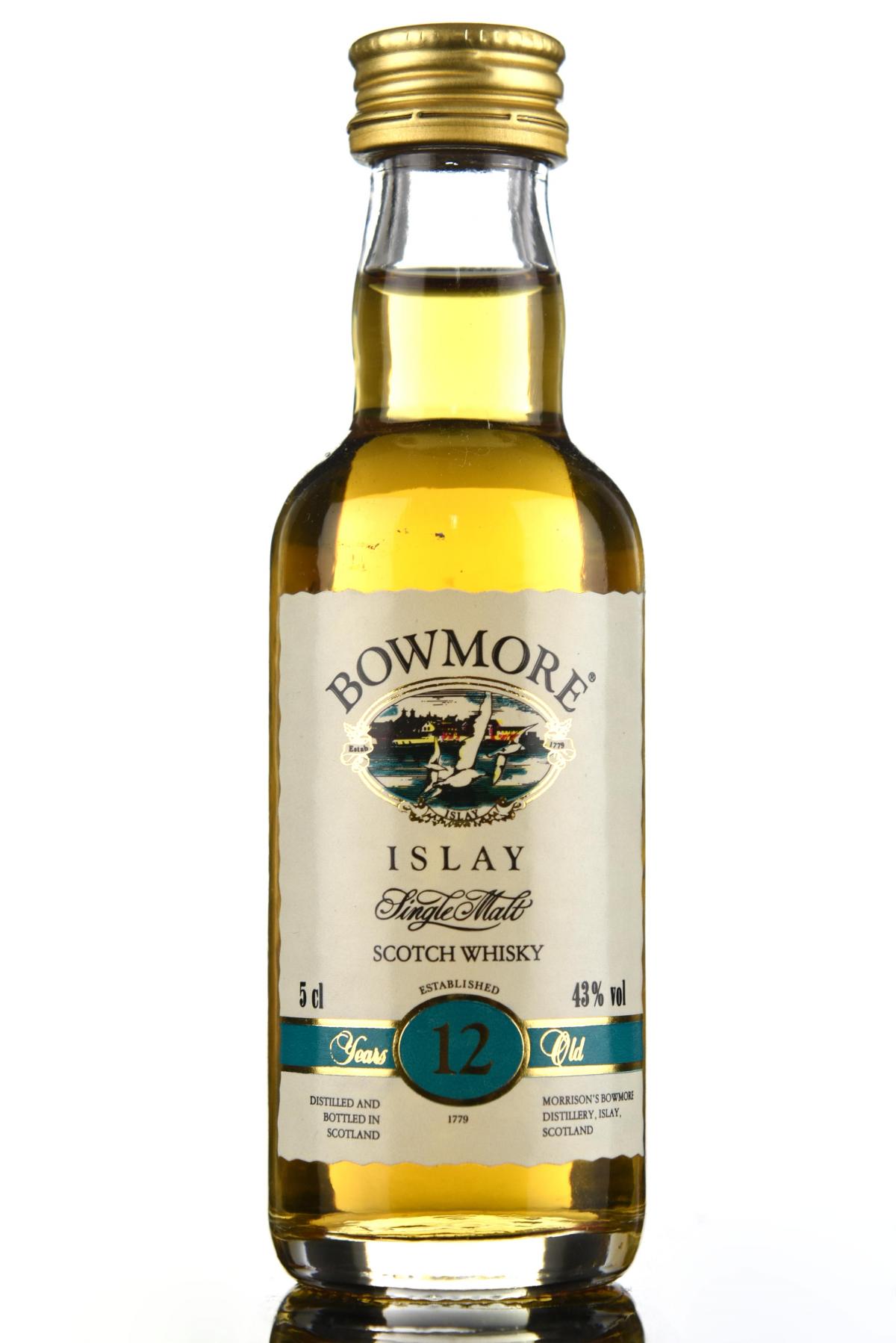 Bowmore 12 Year Old Miniature