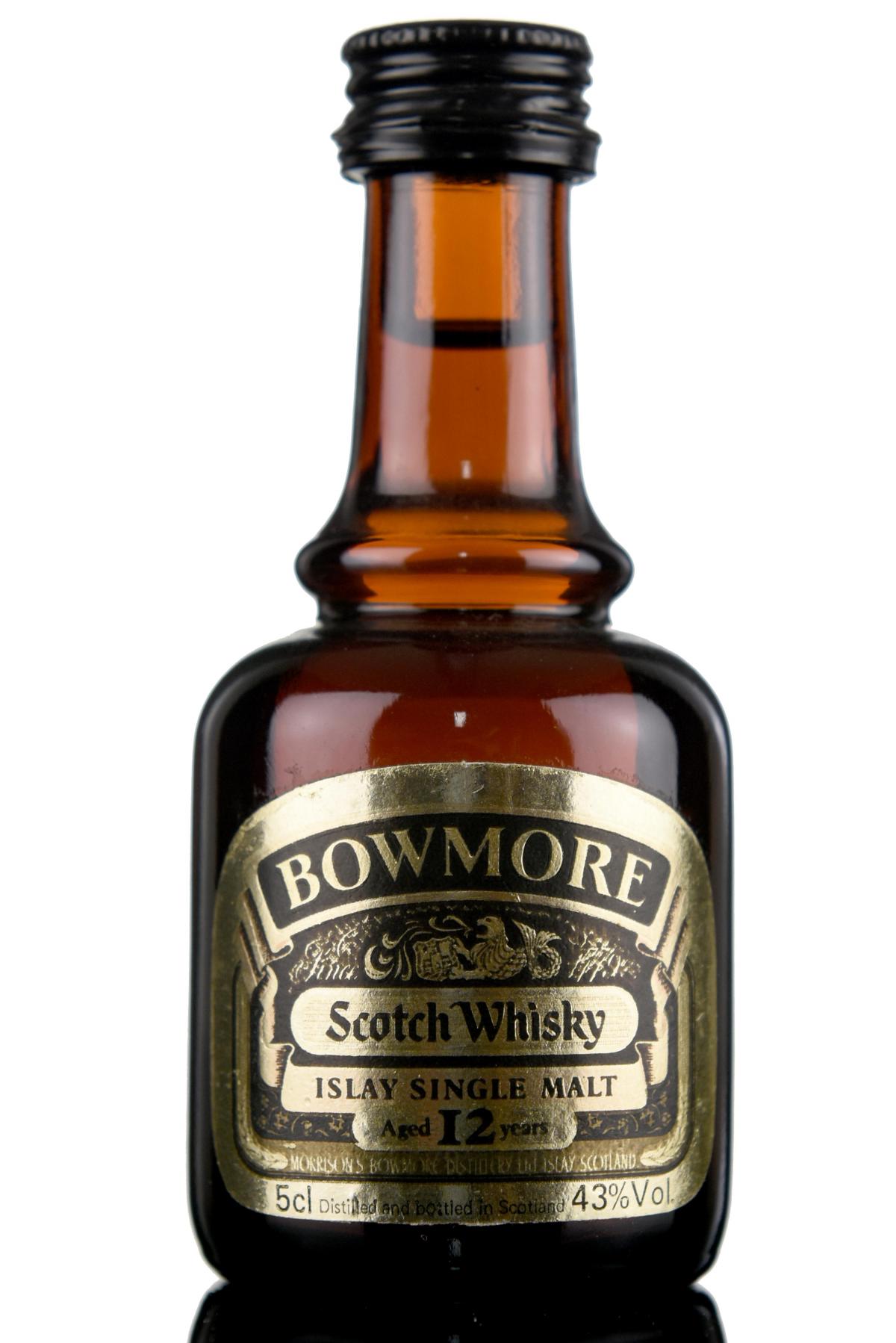 Bowmore 12 Year Old Miniature