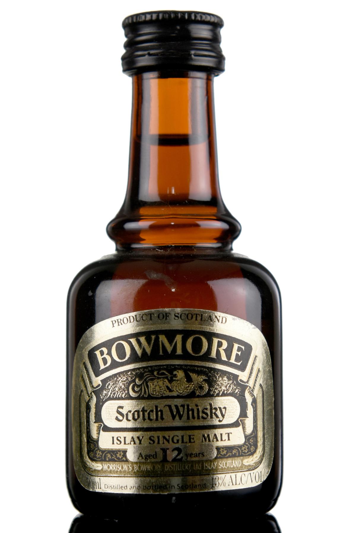 Bowmore 12 Year Old Miniature