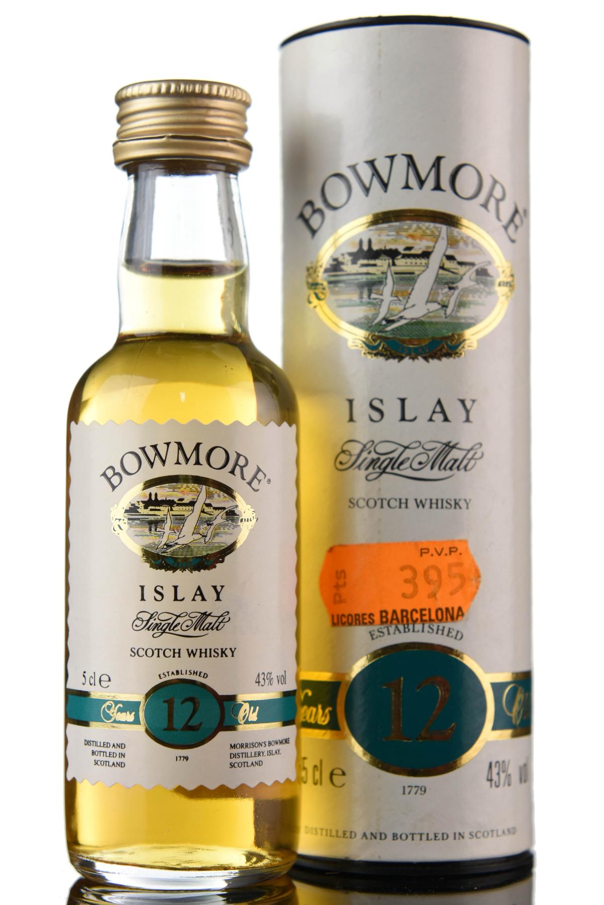 Bowmore 12 Year Old Miniature