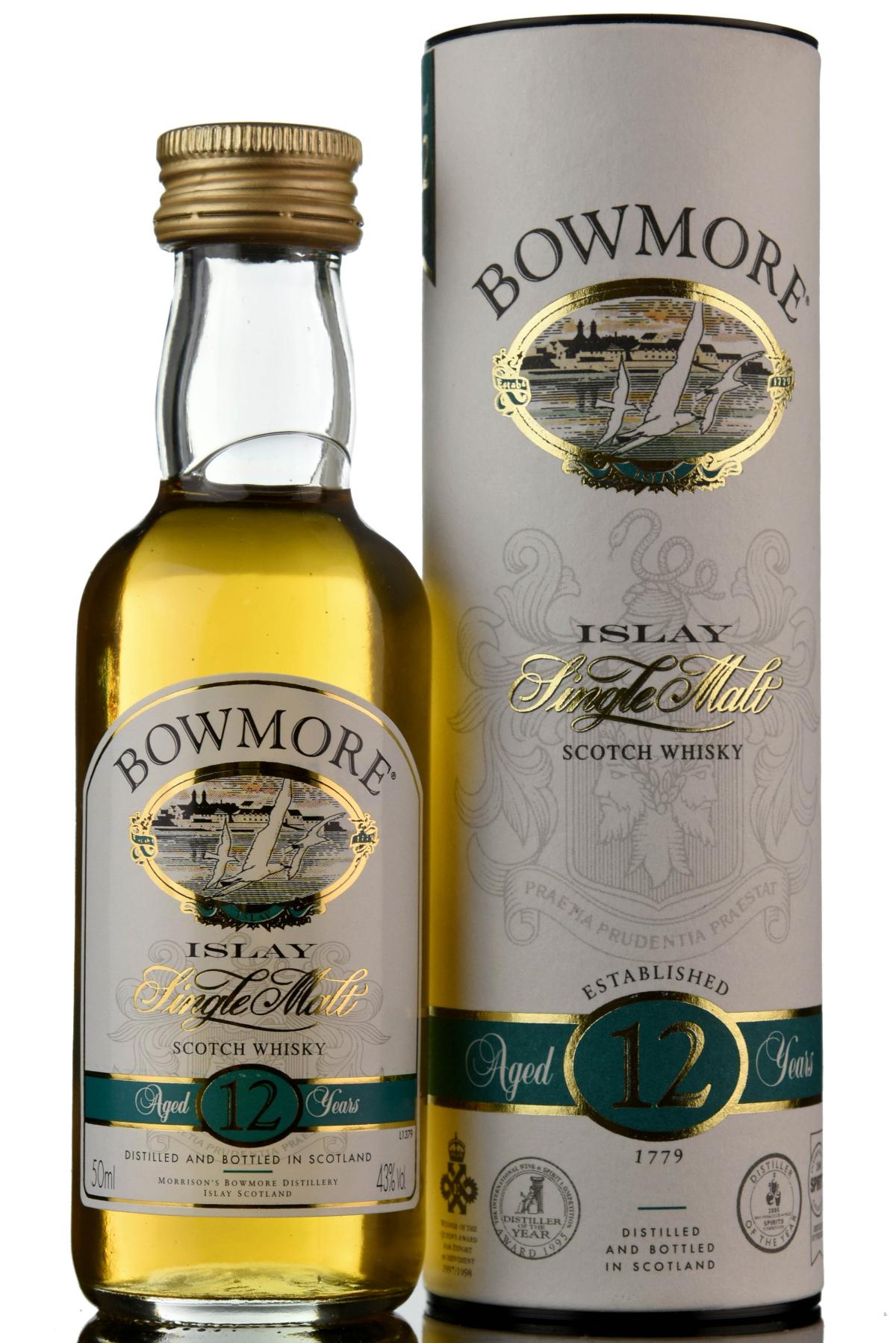 Bowmore 12 Year Old Miniature