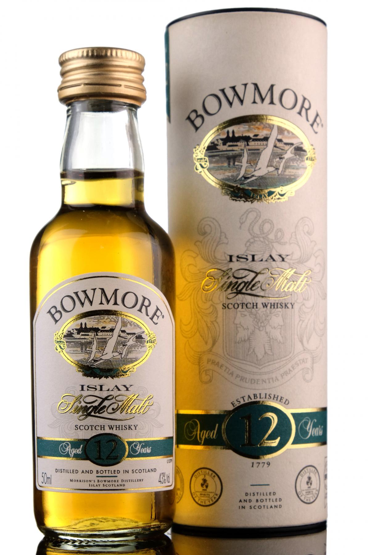 Bowmore 12 Year Old Miniature