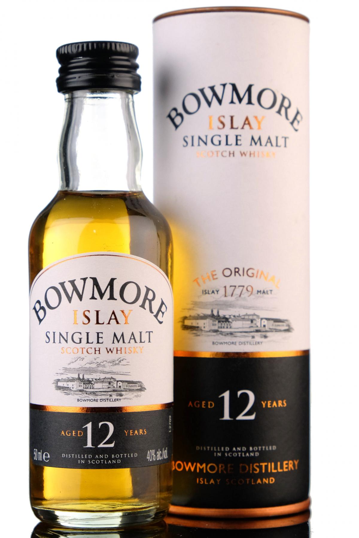 Bowmore 12 Year Old Miniature