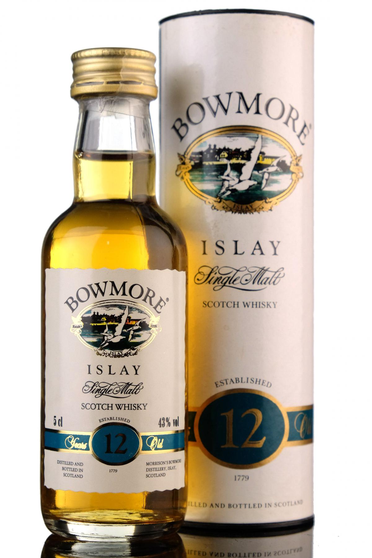 Bowmore 12 Year Old Miniature
