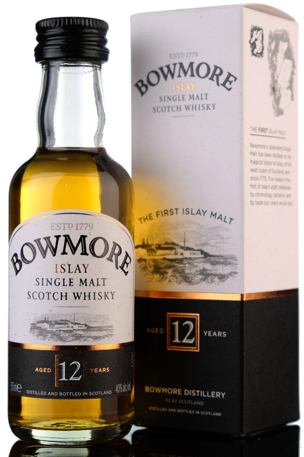 Bowmore 12 Year Old Miniature