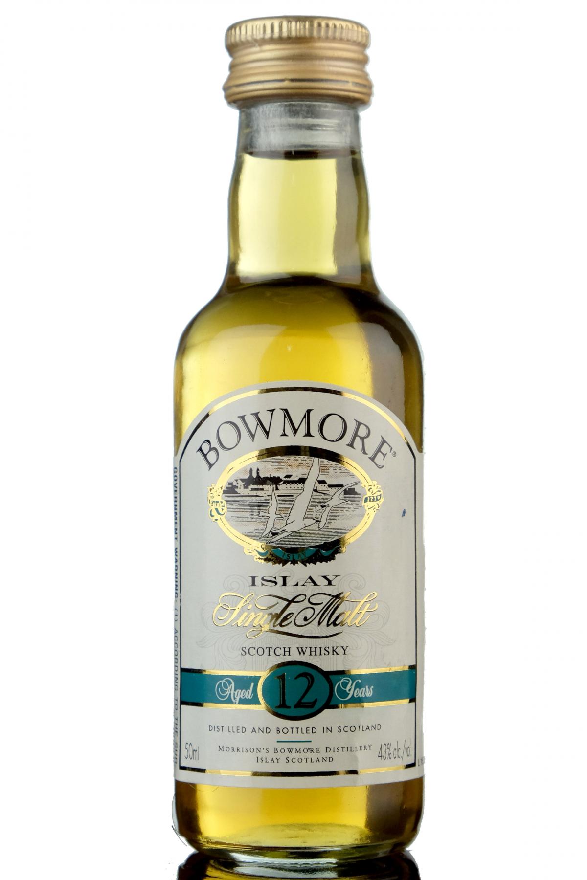 Bowmore 12 Year Old Miniature