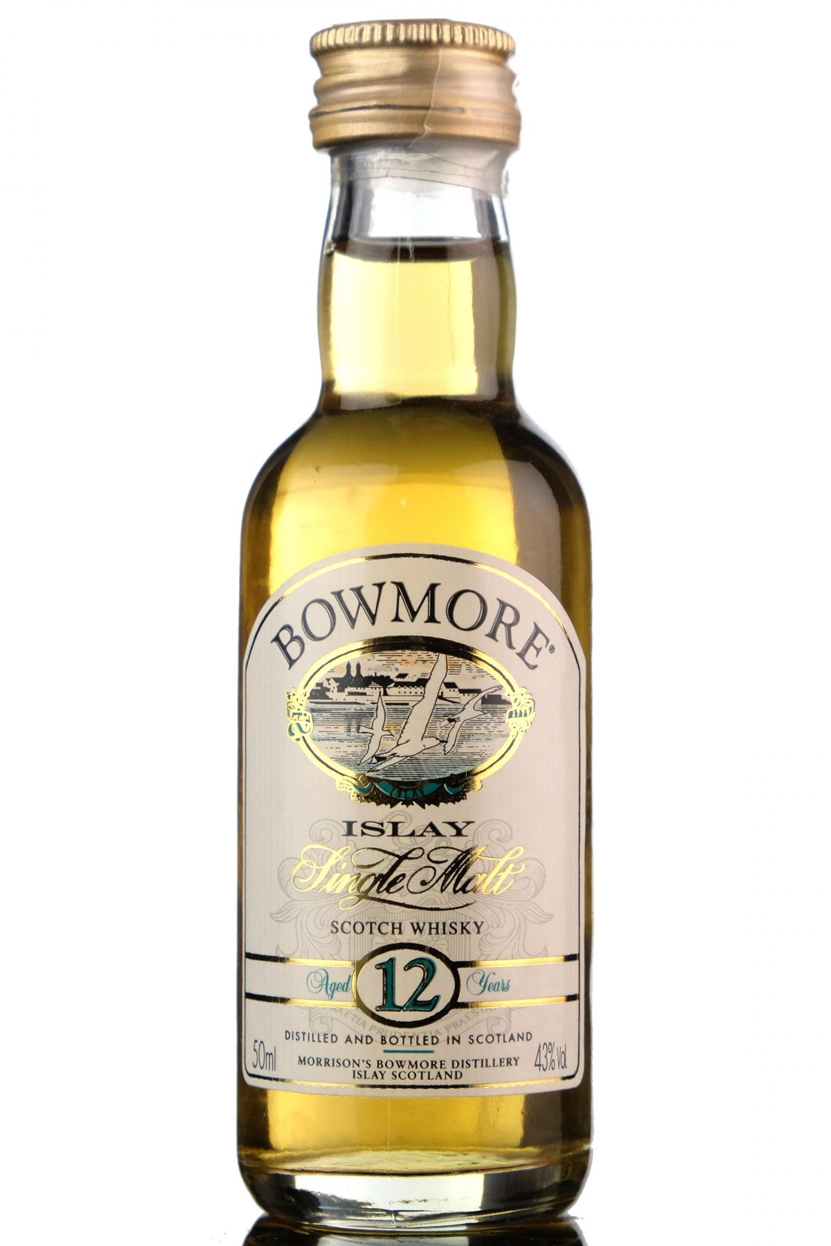 Bowmore 12 Year Old Miniature