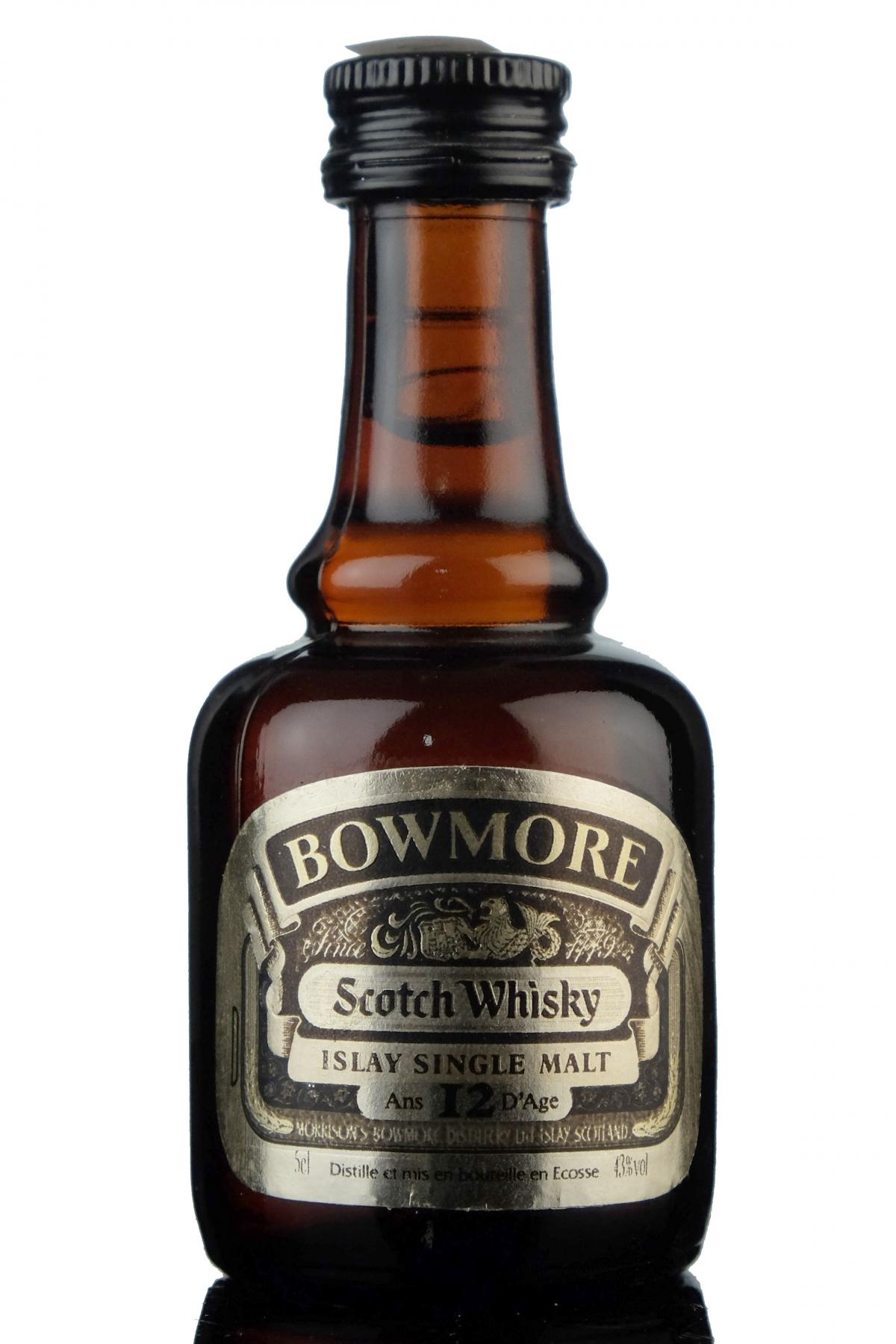Bowmore 12 Year Old Miniature
