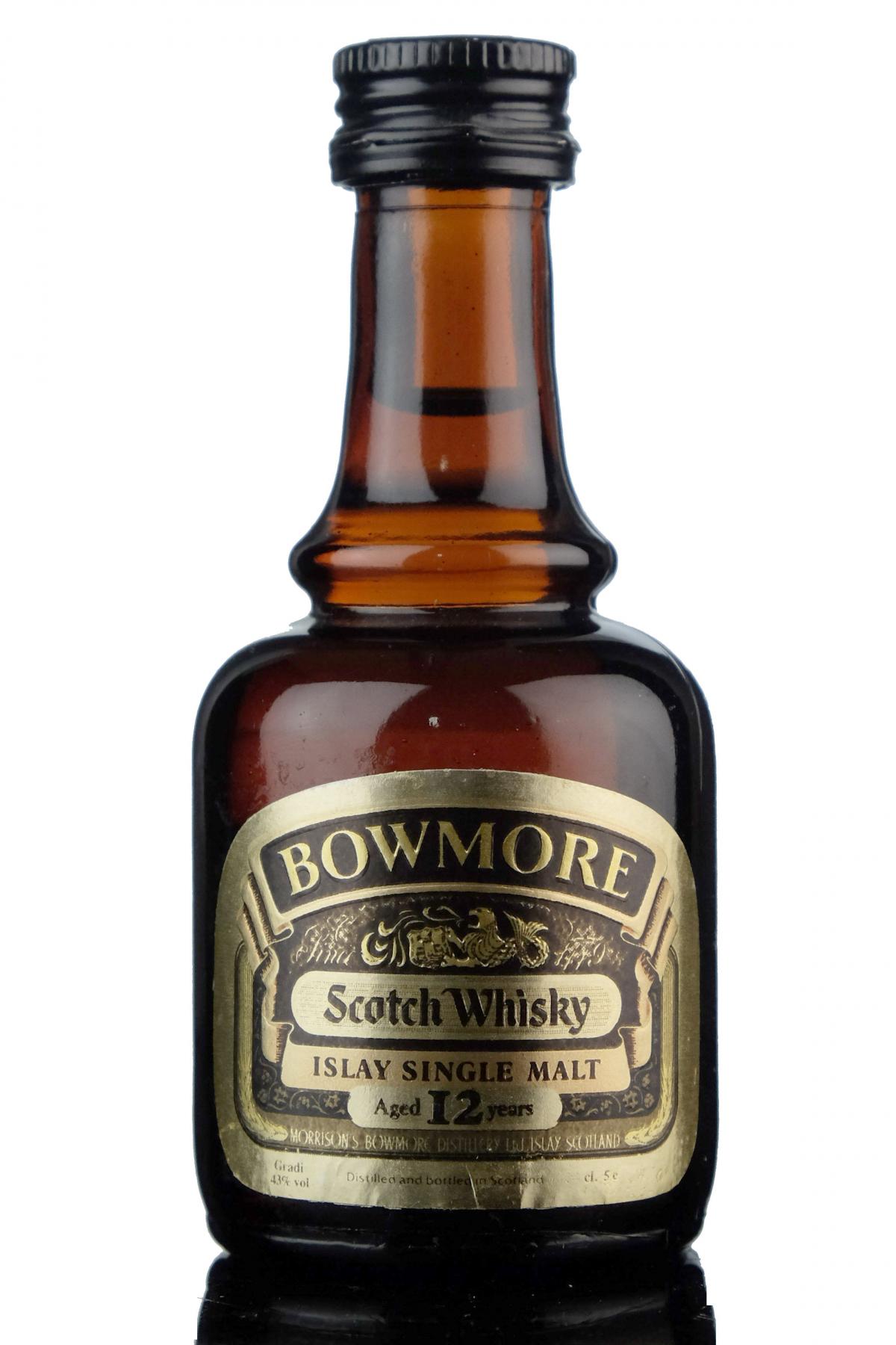 Bowmore 12 Year Old Miniature