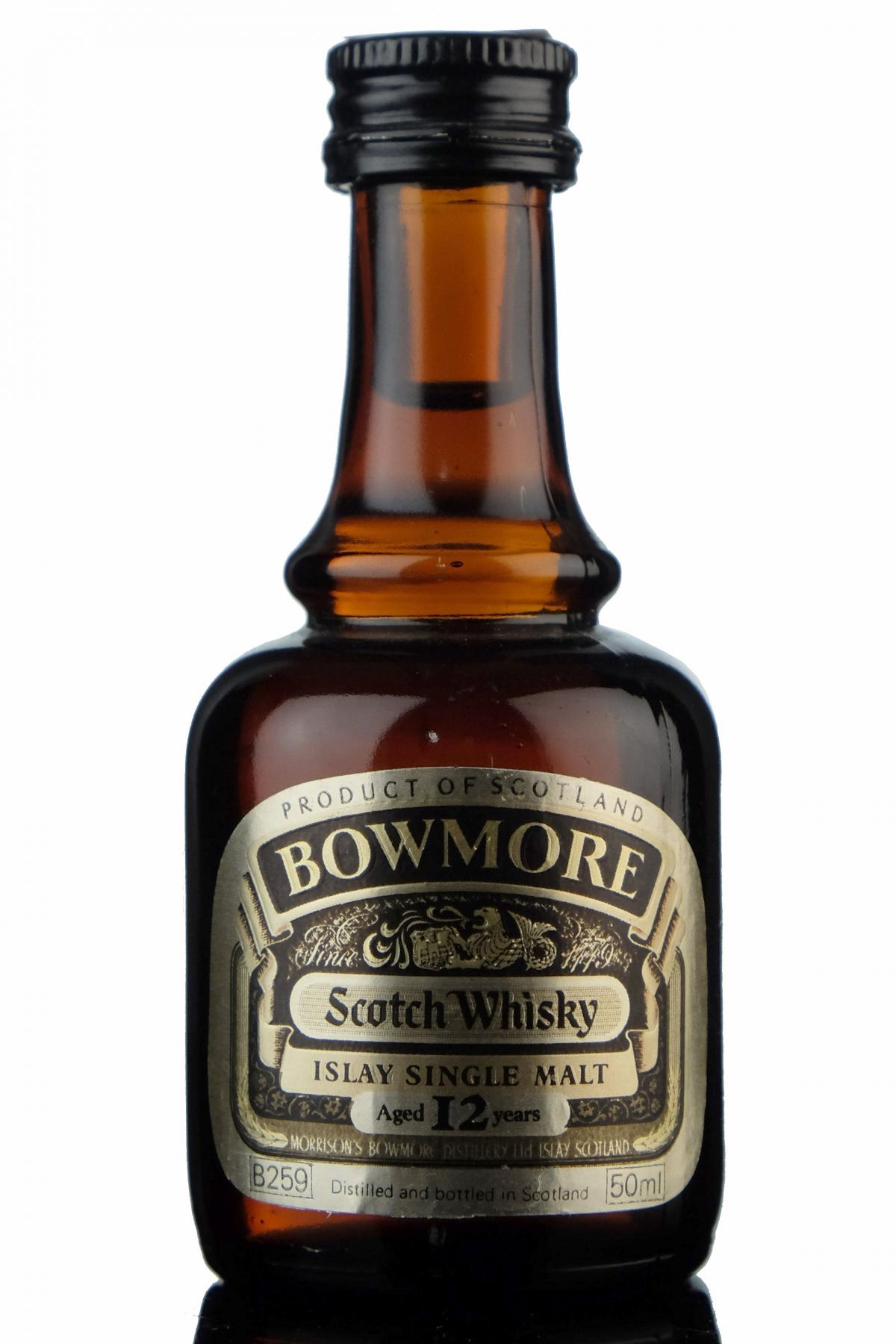 Bowmore 12 Year Old Miniature