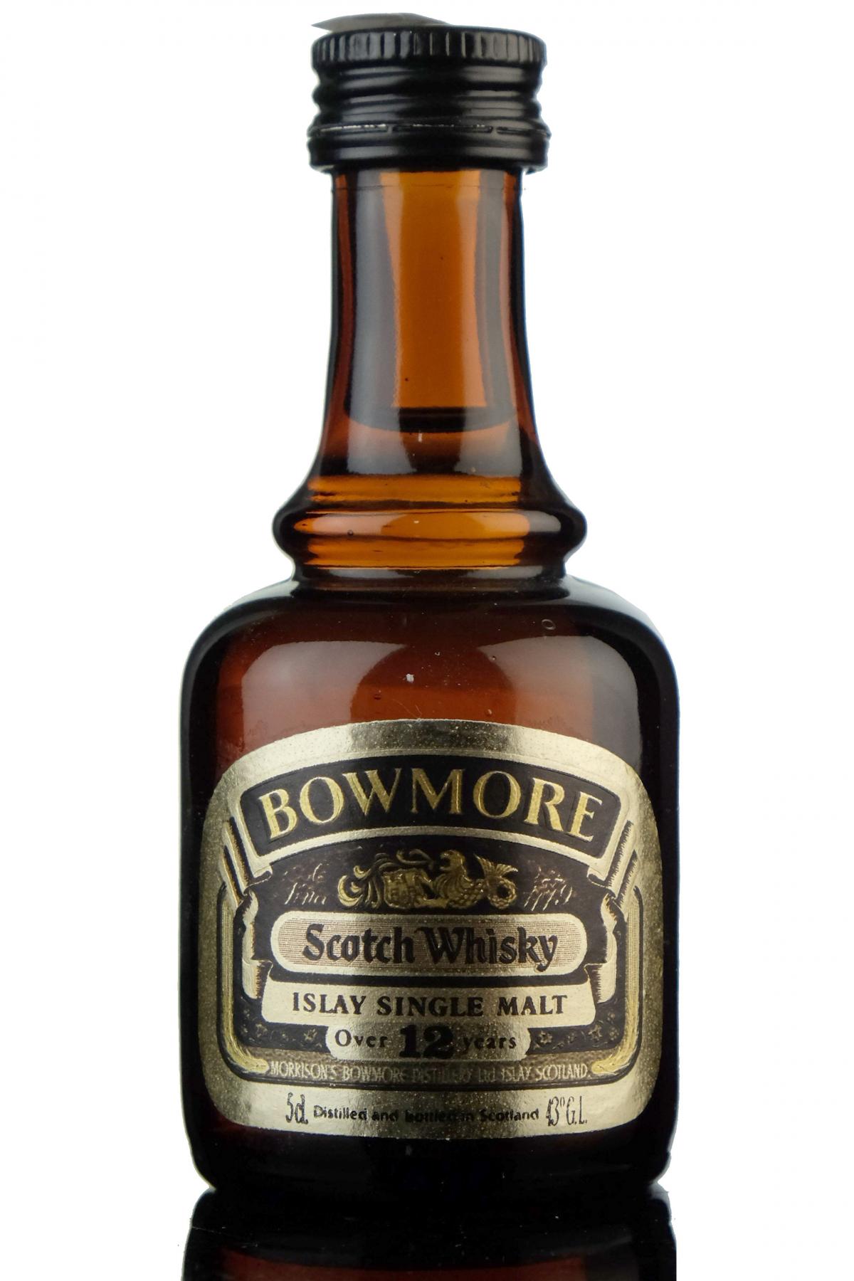 Bowmore 12 Year Old Miniature
