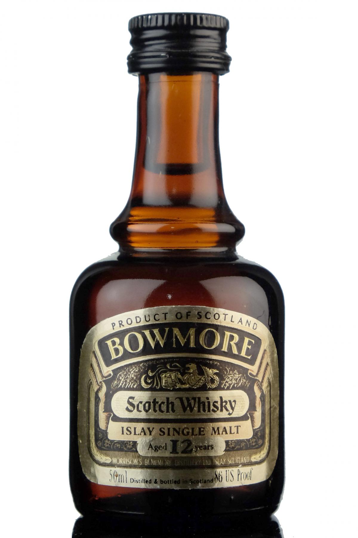 Bowmore 12 Year Old Miniature