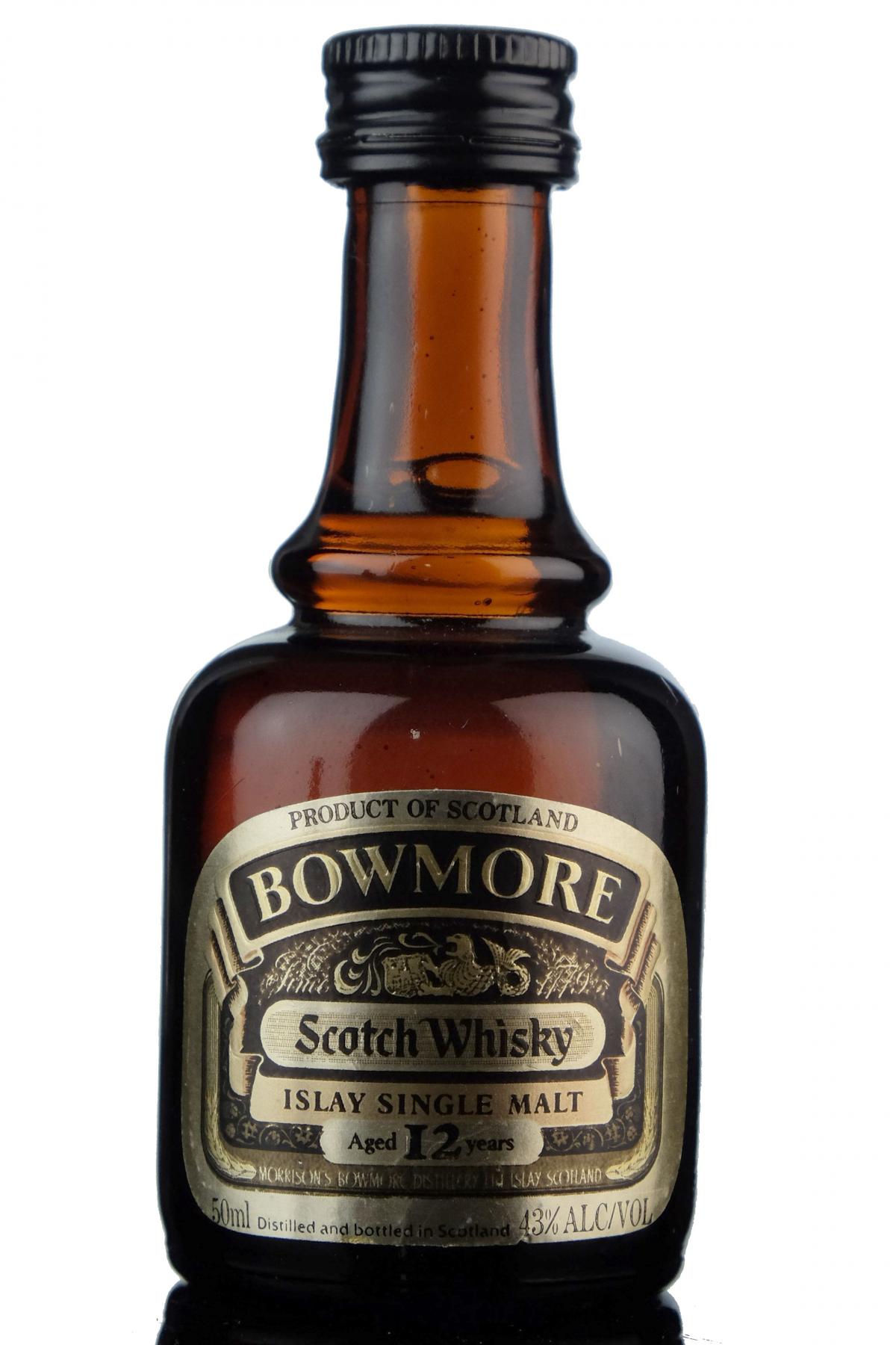 Bowmore 12 Year Old Miniature