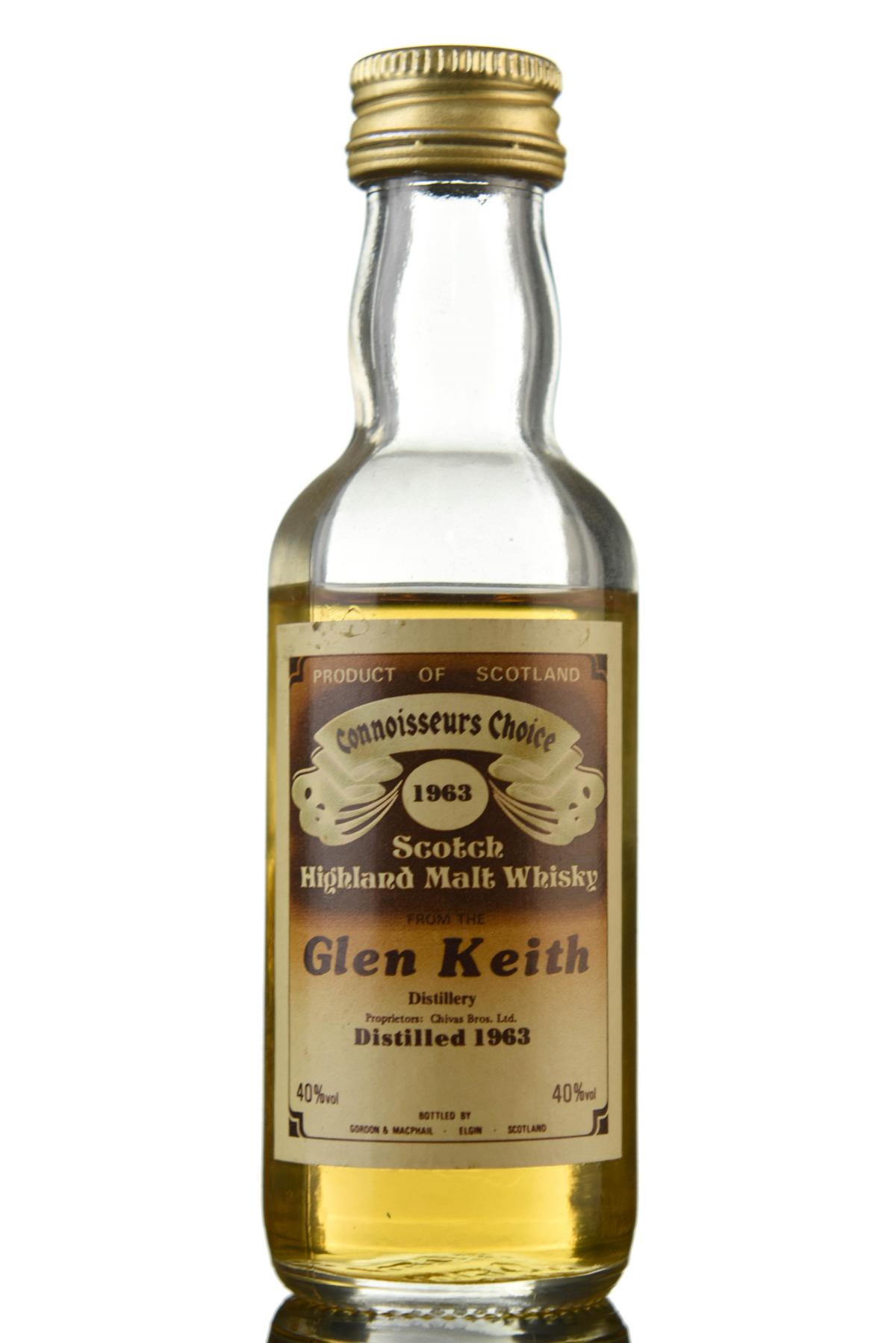 Glen Keith 1963 - Connoisseurs Choice Miniature