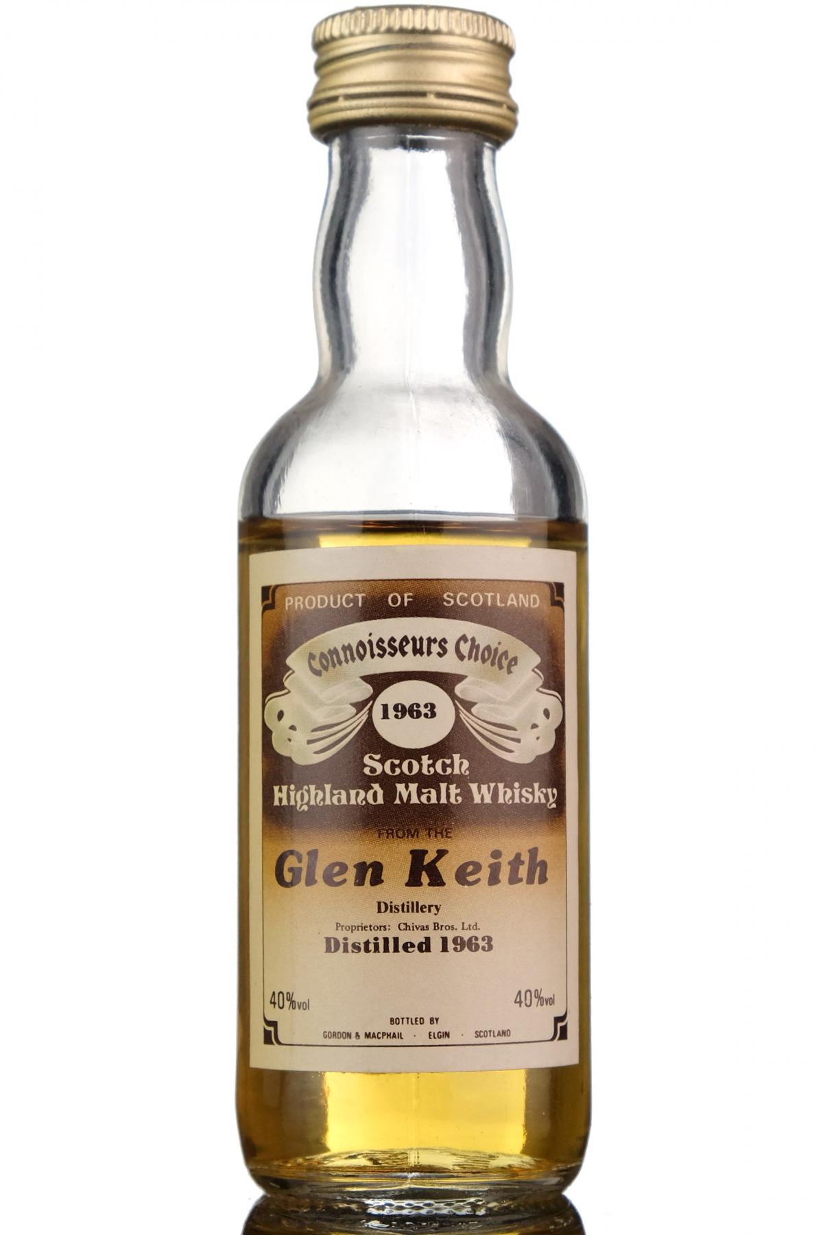 Glen Keith 1963 - Connoisseurs Choice Miniature