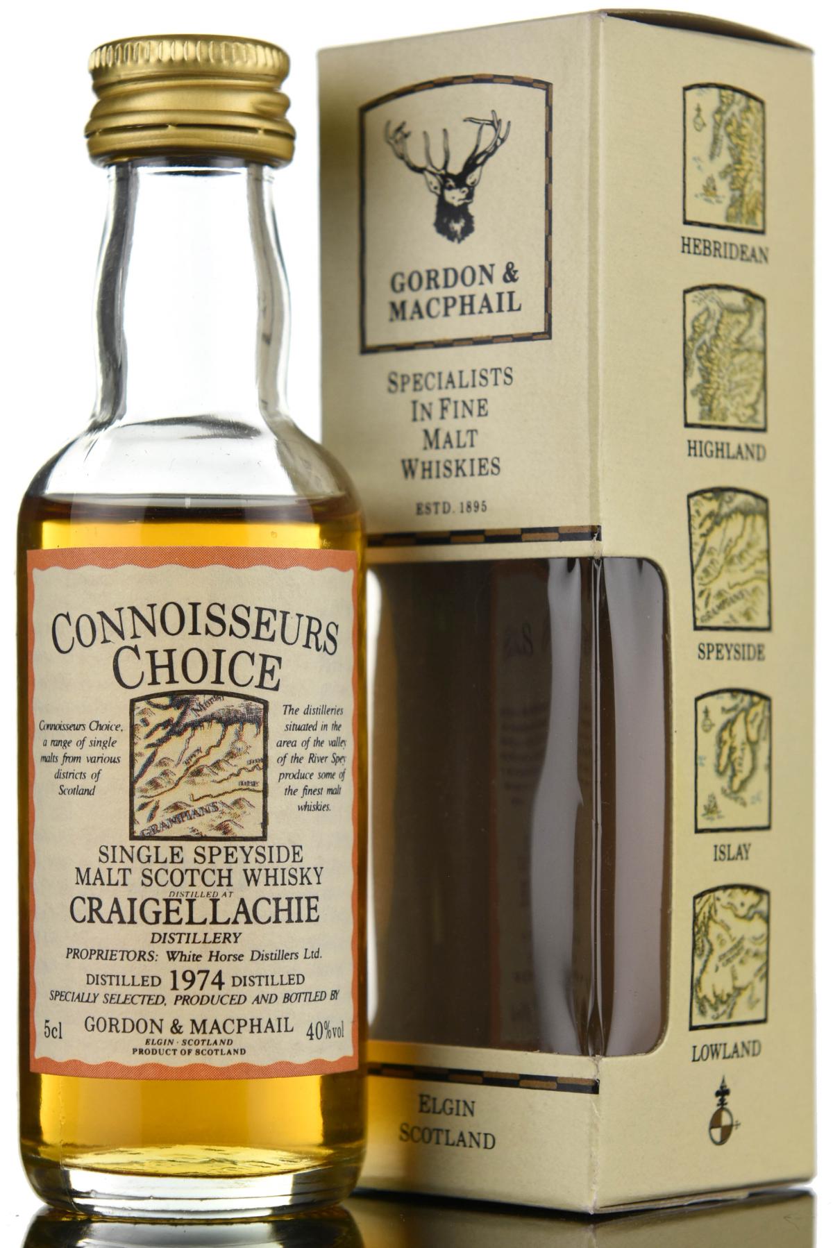 Craigellachie 1974 - Connoisseurs Choice Miniature
