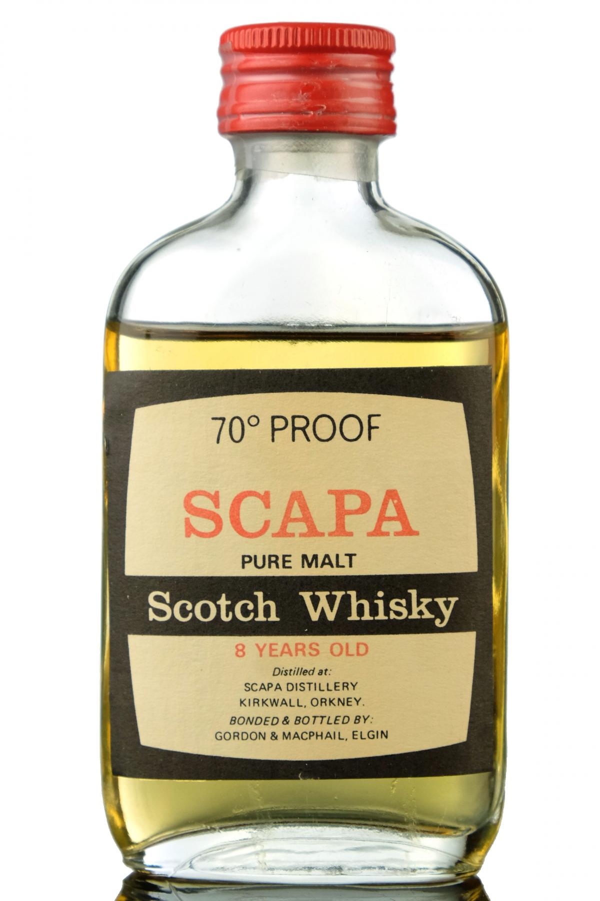 Scapa 8 Year Old - 70 Proof - Gordon & MacPhail Miniature