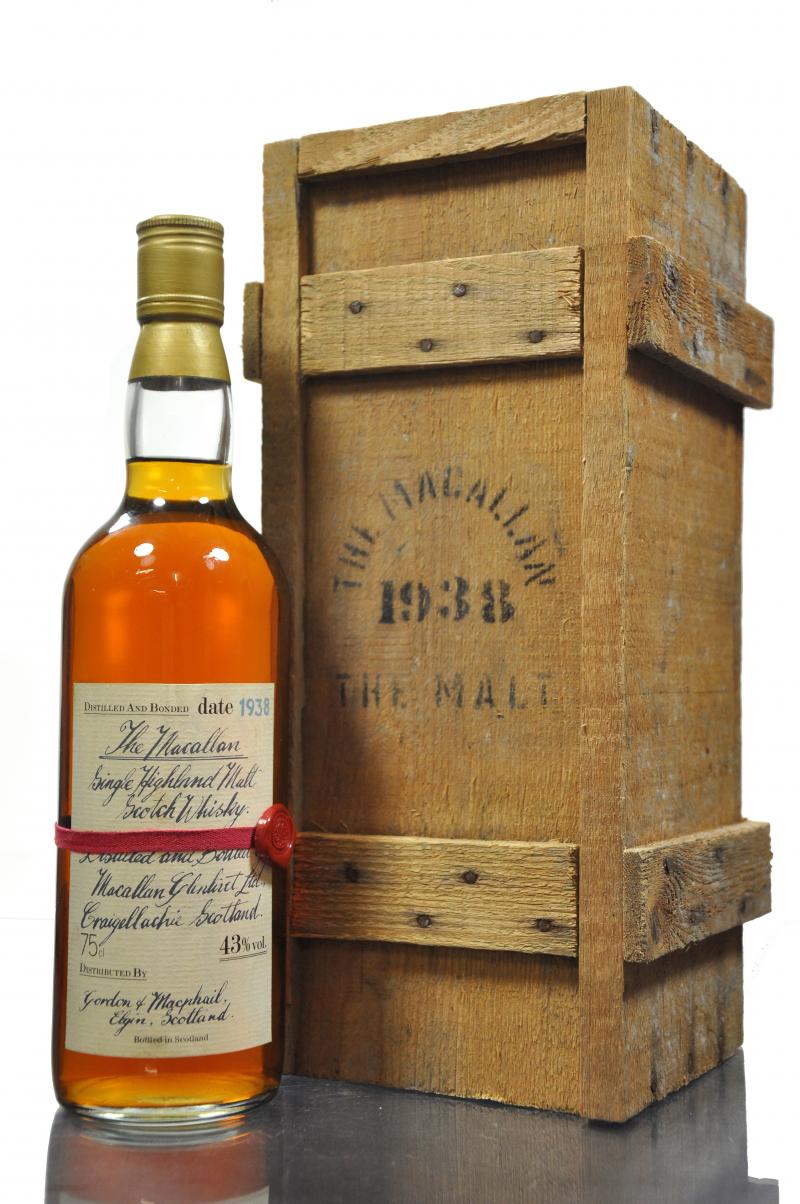 Macallan 1938 - Gordon & MacPhail - Handwritten Label