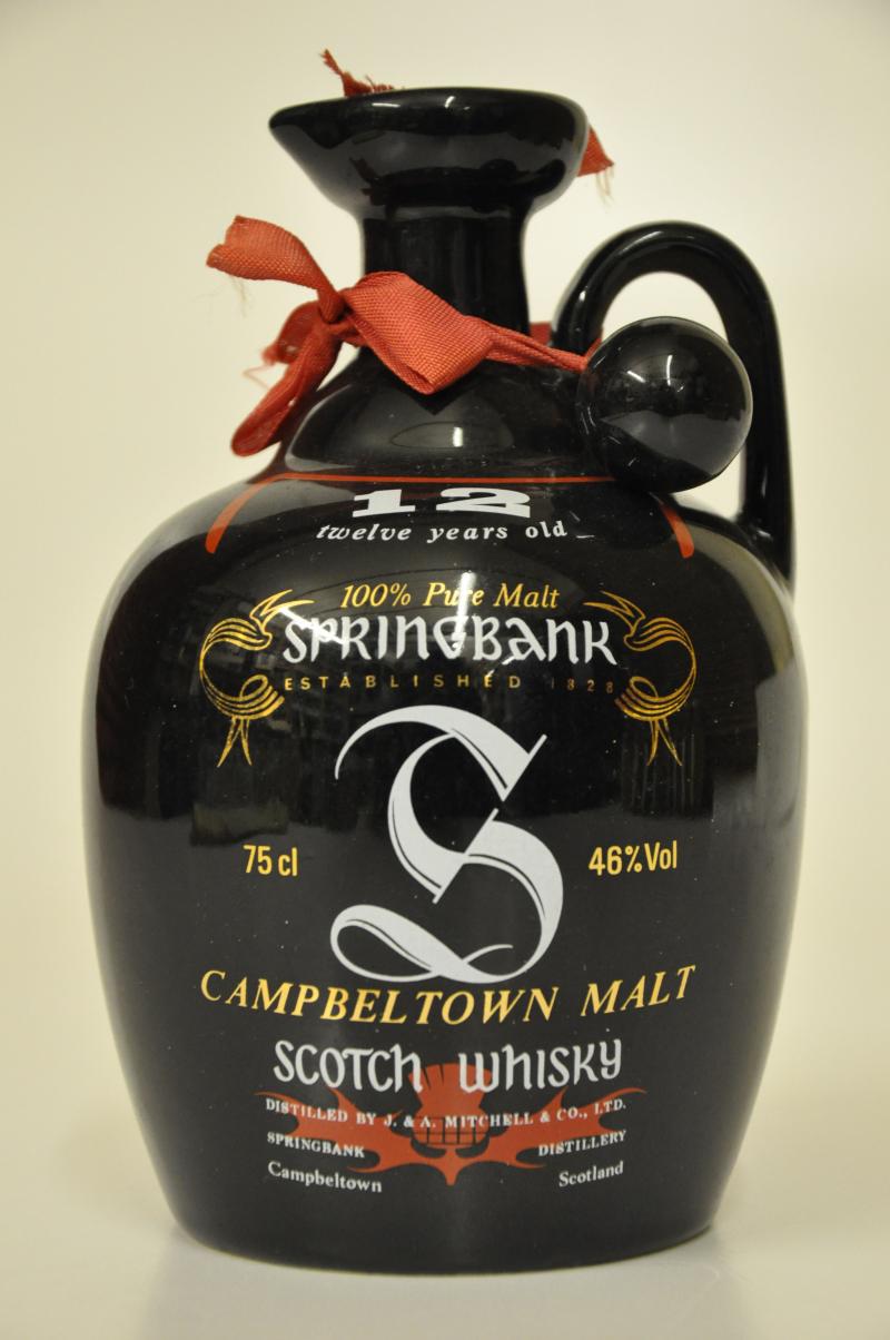Springbank 12 Year Old - 1980s - Ceramic Decanter