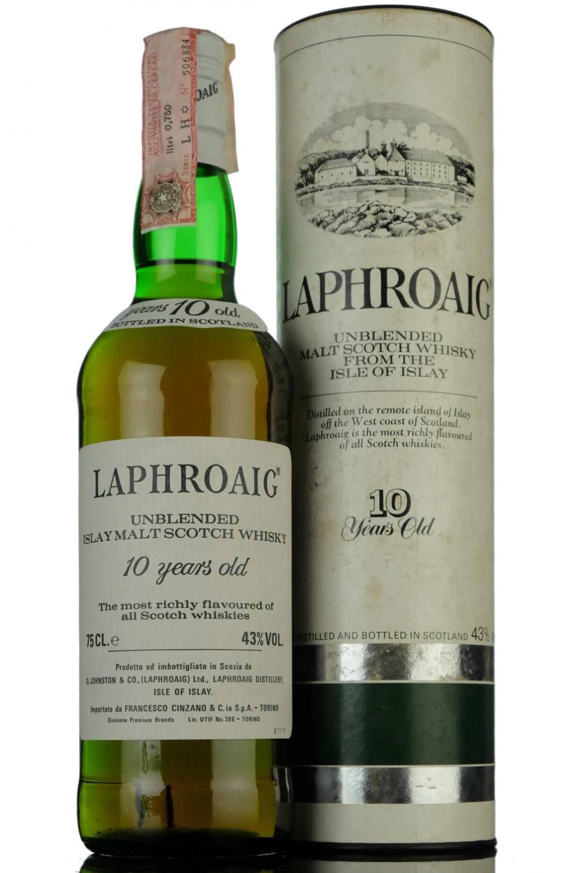 Laphroaig 10 Year Old - 1980s