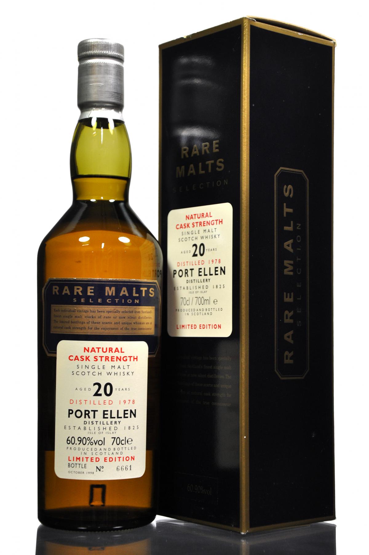 Port Ellen 1978-1998 - 20 Year Old - Rare Malts 60.90%