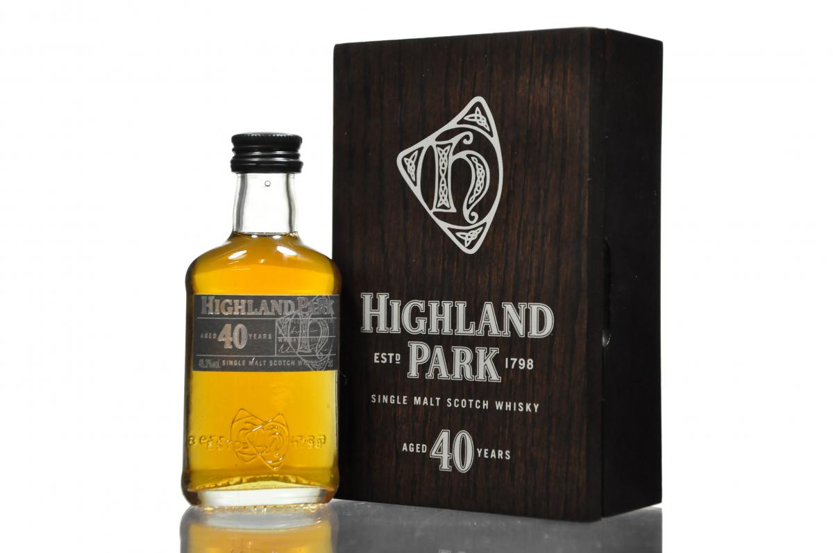 Highland Park 40 Year Old Miniature