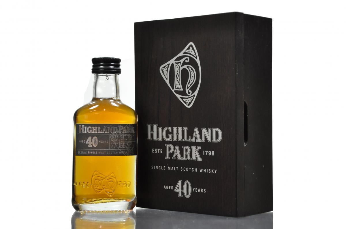 Highland Park 40 Year Old Miniature