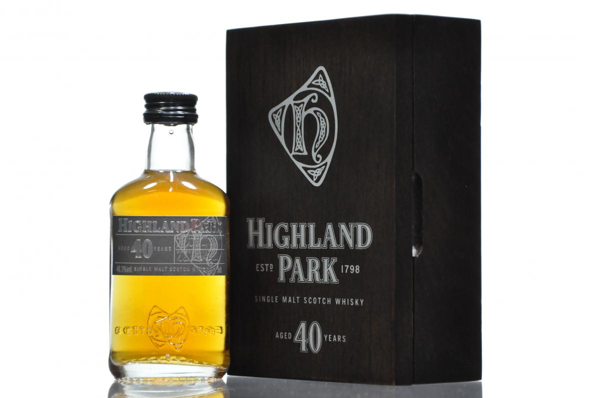 Highland Park 40 Year Old Miniature