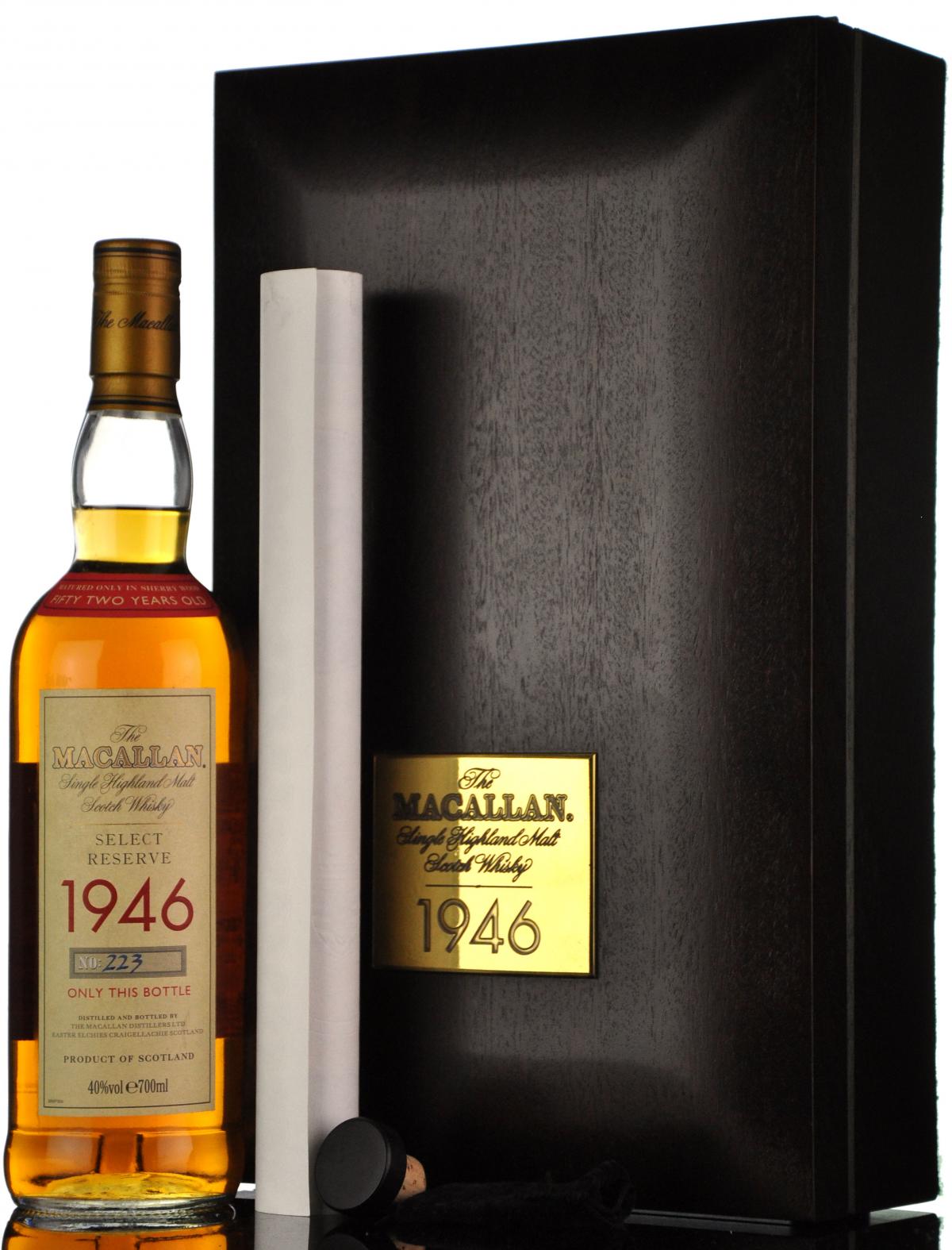 Macallan 1946 - 52 Year Old