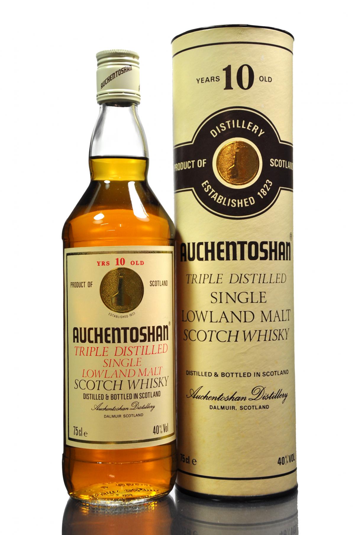 Auchentoshan 10 Year Old - 1980s