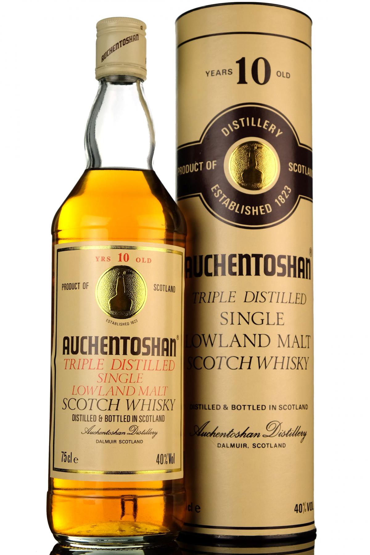 Auchentoshan 10 Year Old - 1980s