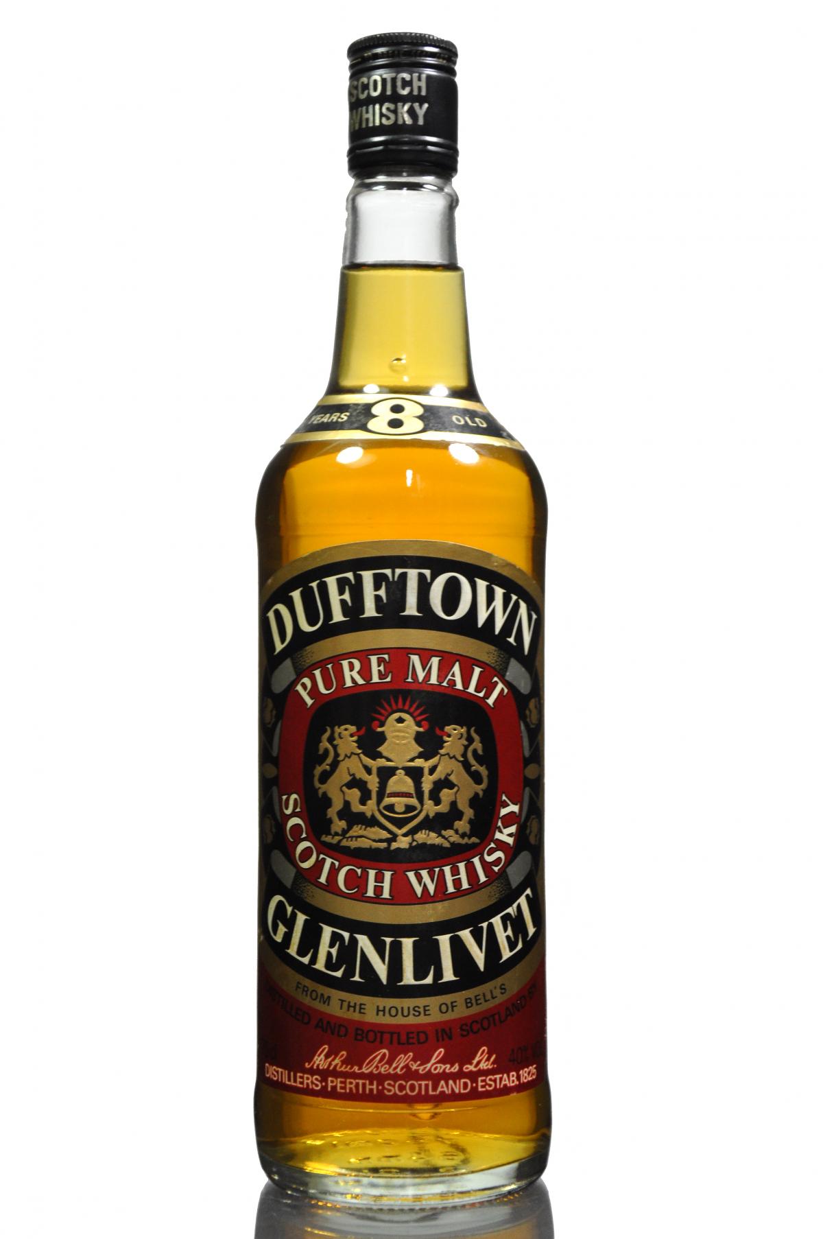 Dufftown-Glenlivet 8 Year Old - 1980s