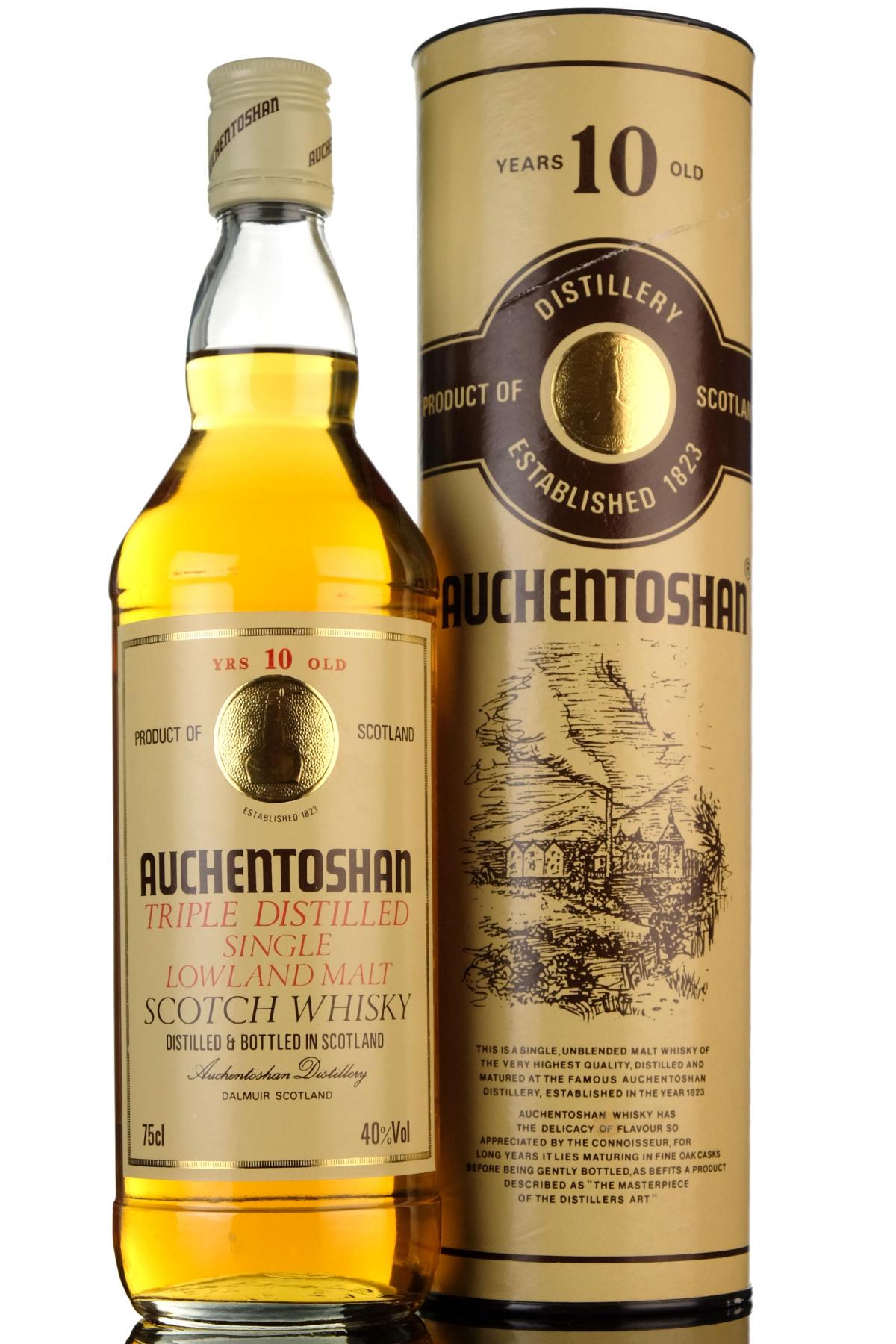 Auchentoshan 10 Year Old - 1980s