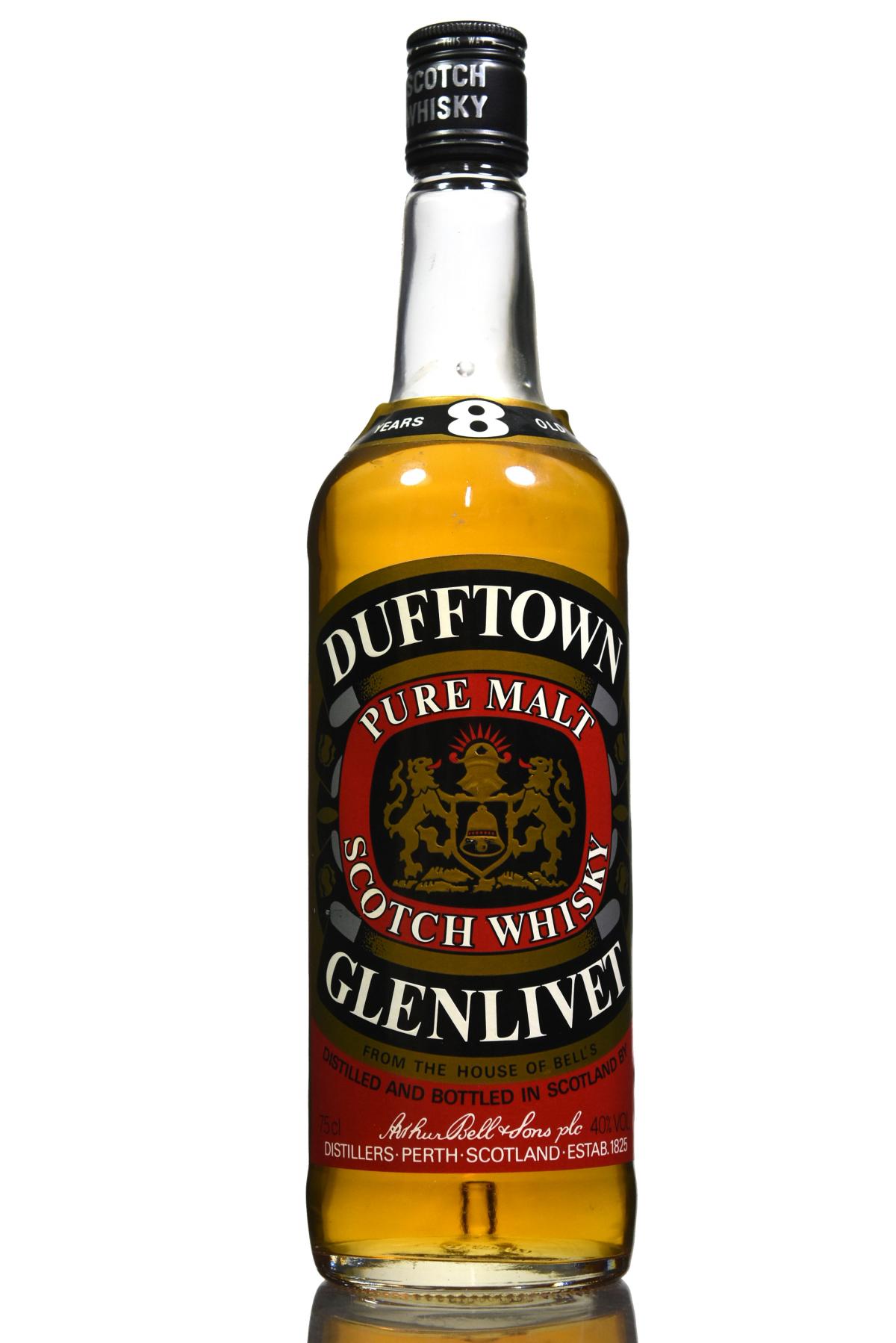 Dufftown-Glenlivet 8 Year Old - 1980s