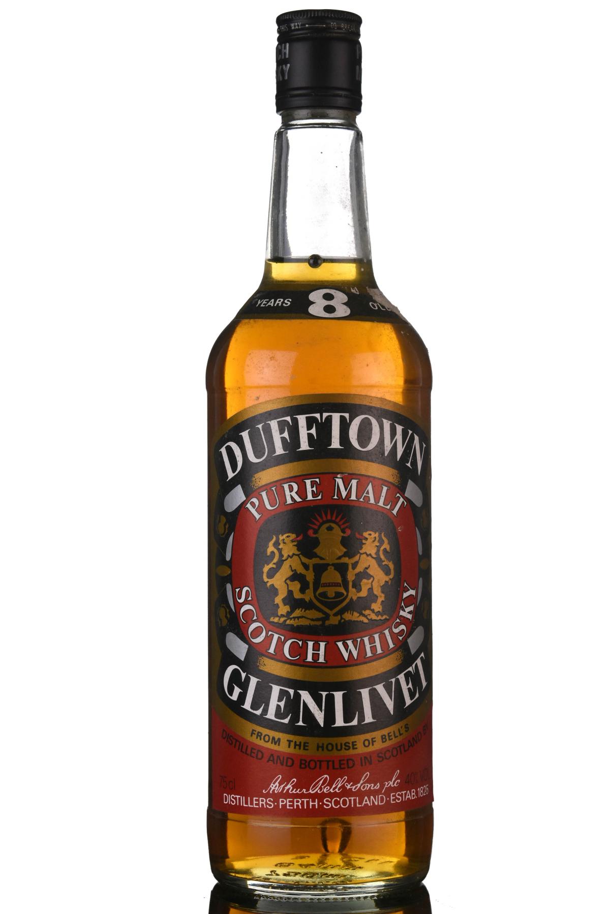 Dufftown-Glenlivet 8 Year Old - 1980s