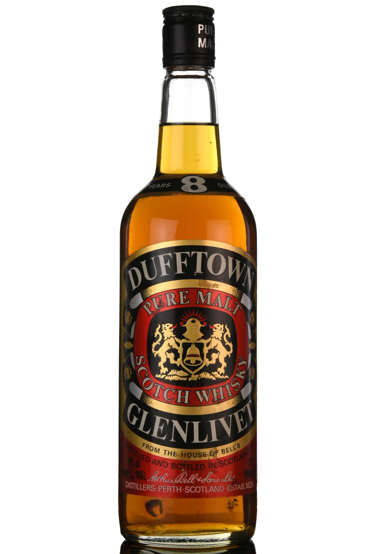 Dufftown-Glenlivet 8 Year Old - 1980s