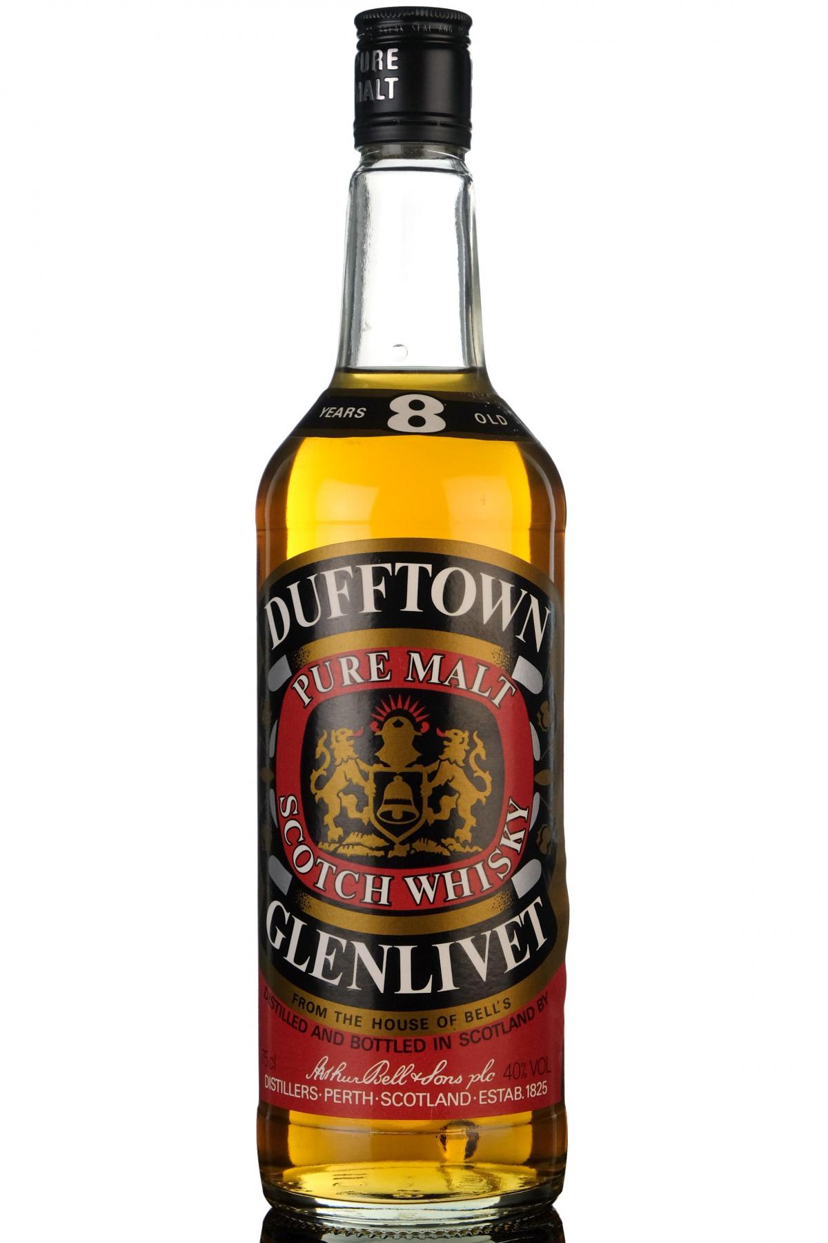 Dufftown-Glenlivet 8 Year Old - 1980s