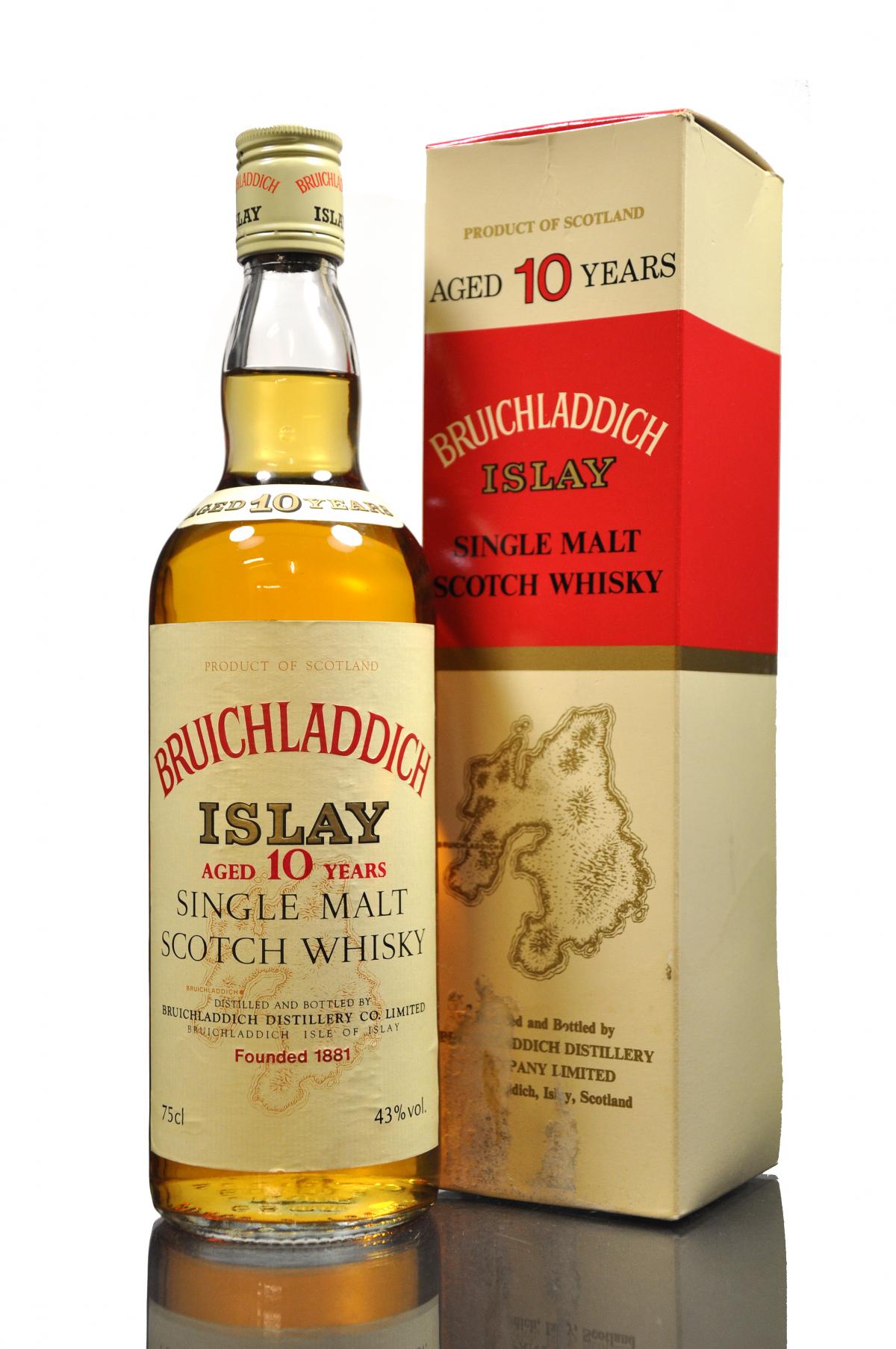 Bruichladdich 10 Year Old - 1980s