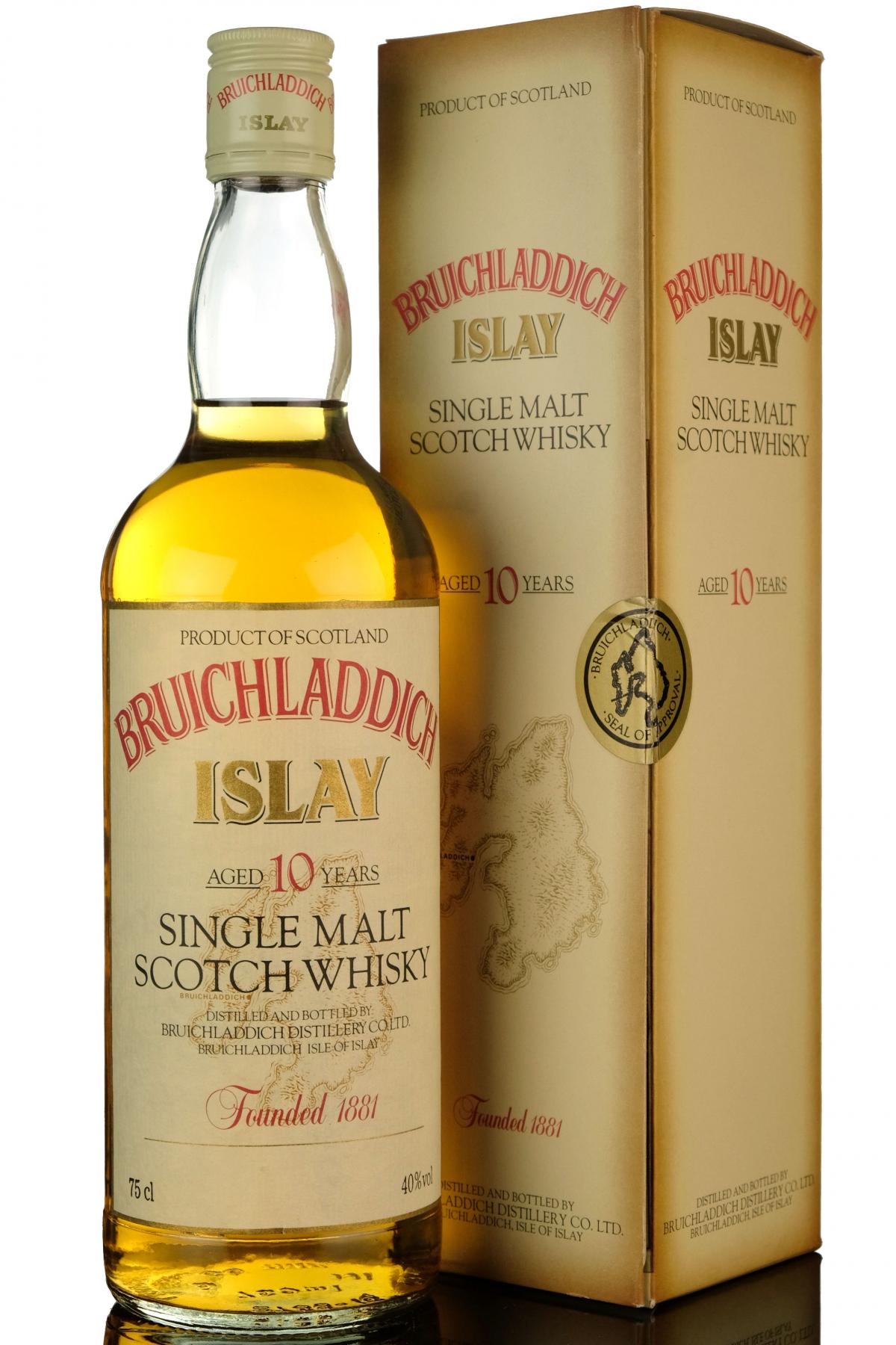 Bruichladdich 10 Year Old - 1980s