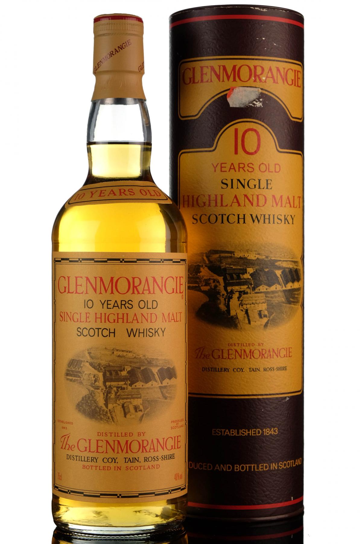 Glenmorangie 10 Year Old - Circa 1990