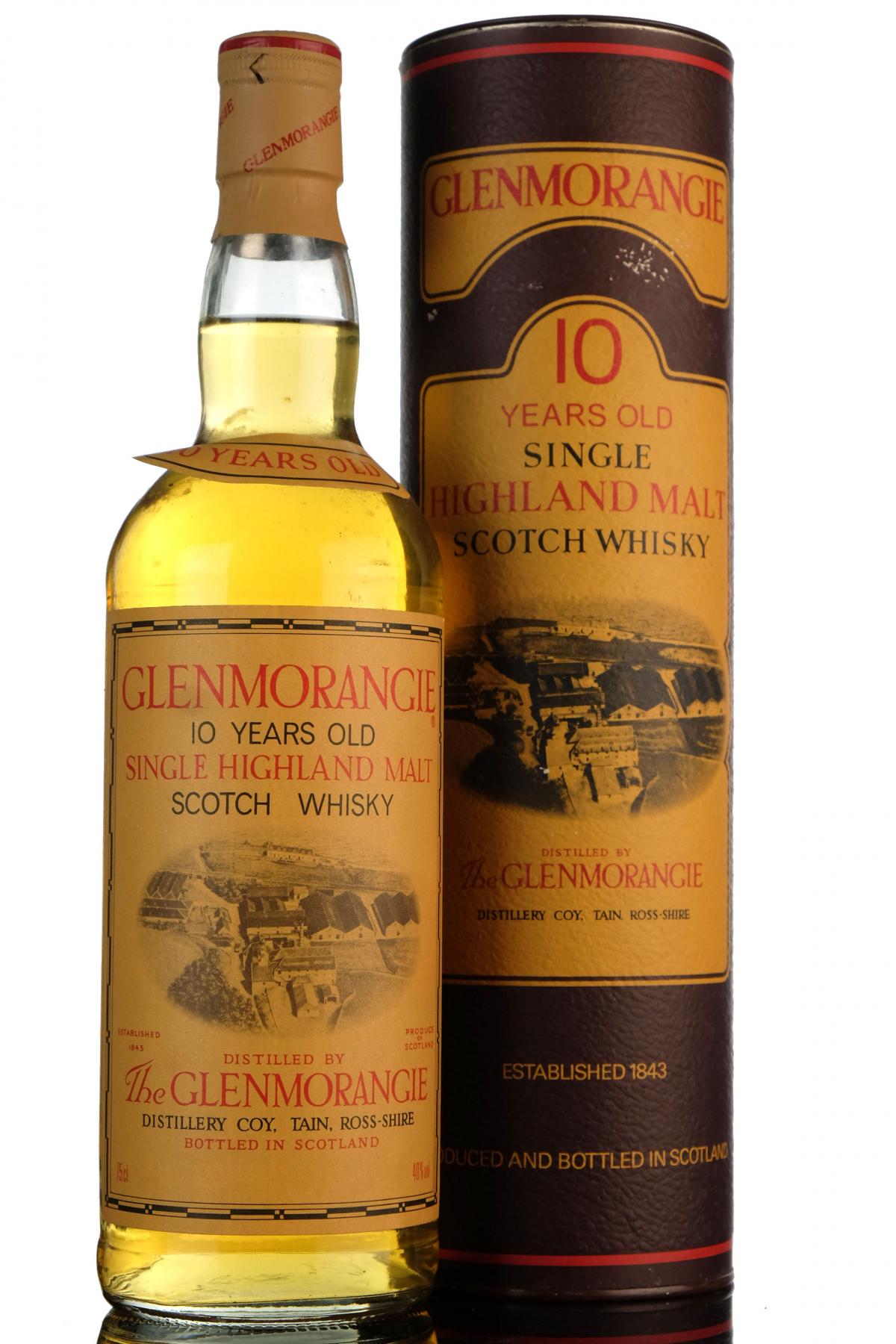 Glenmorangie 10 Year Old - Circa 1990