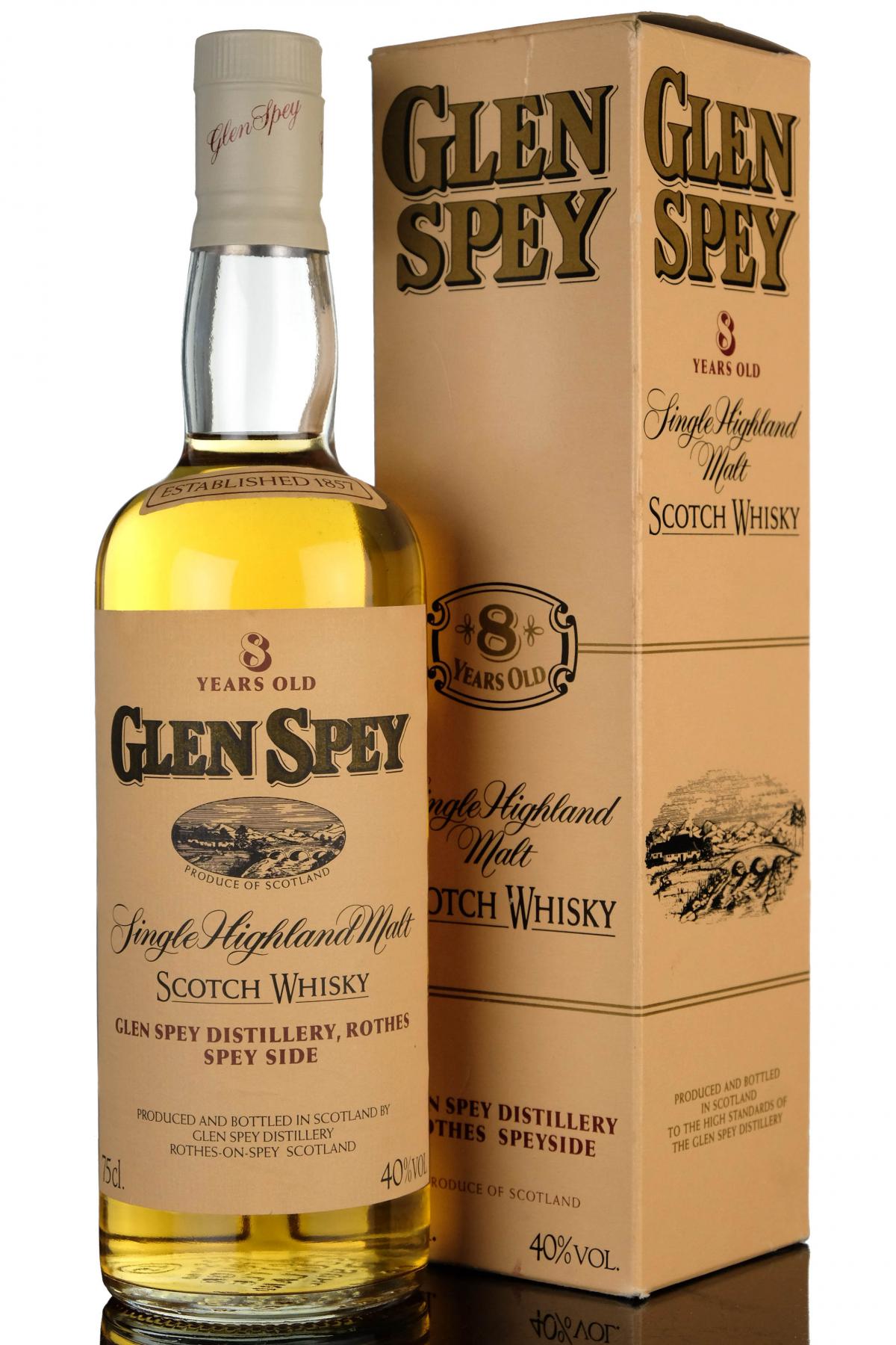 Glen Spey 8 Year Old - 1980s