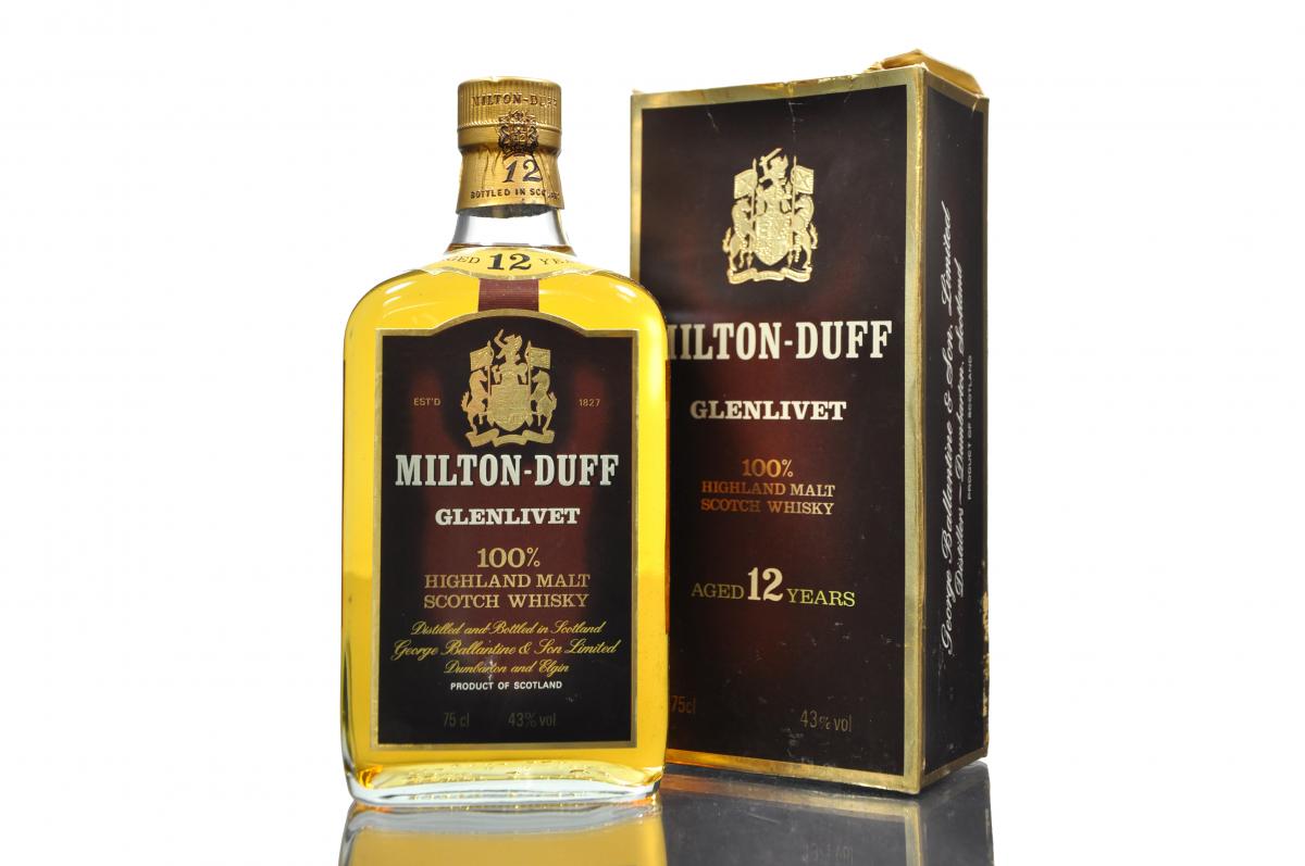 Miltonduff-Glenlivet 12 Year Old - 1980s