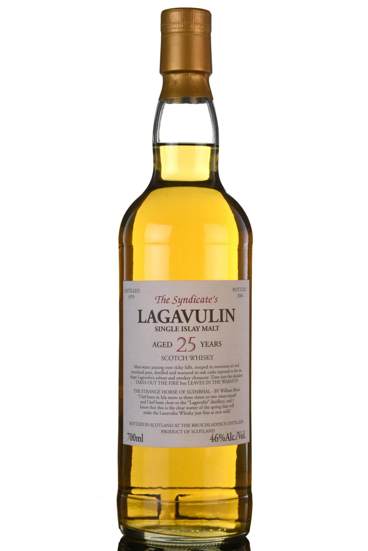 Lagavulin 1979-2004 - 25 Year Old - The Syndicate