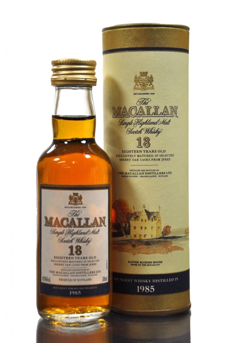 Macallan 1985 - 18 Year Old Miniature