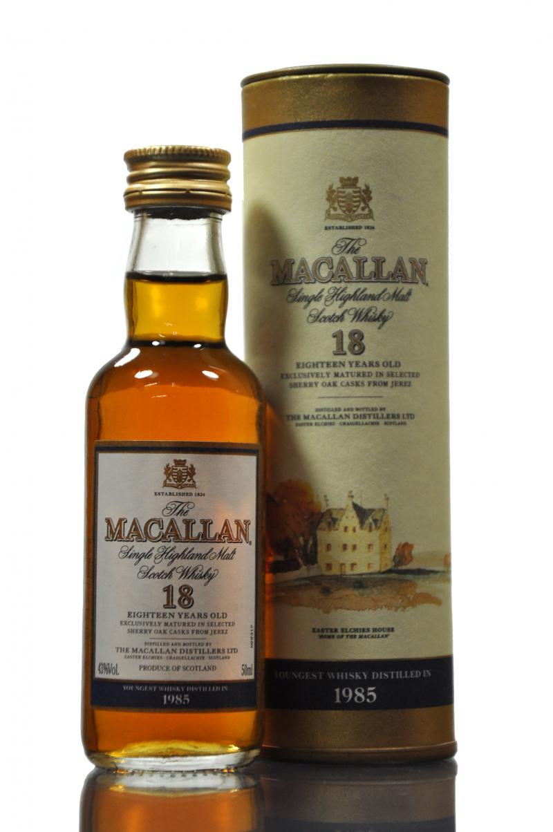 Macallan 1985 - 18 Year Old Miniature