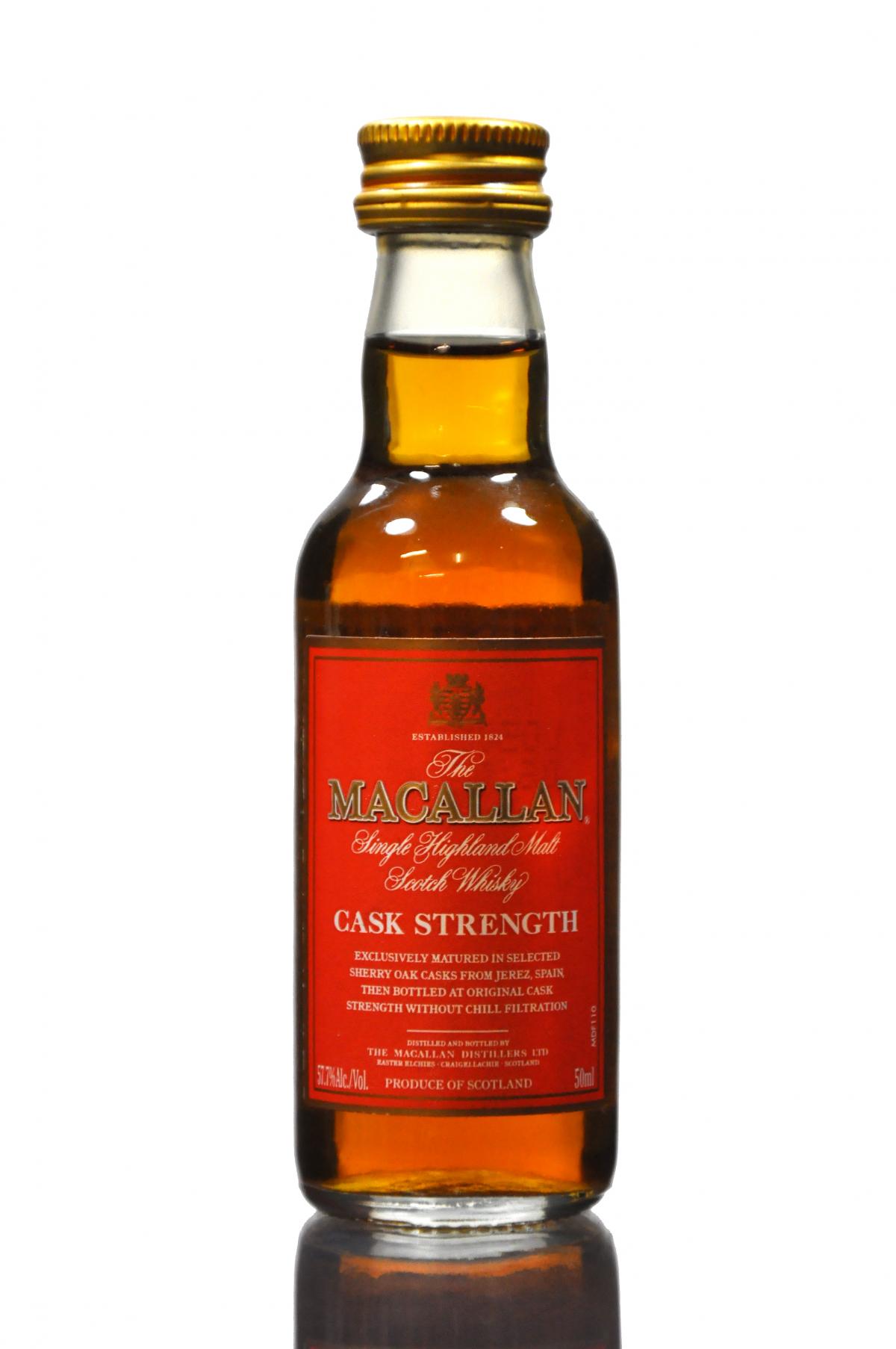 Macallan Cask Strength Miniature