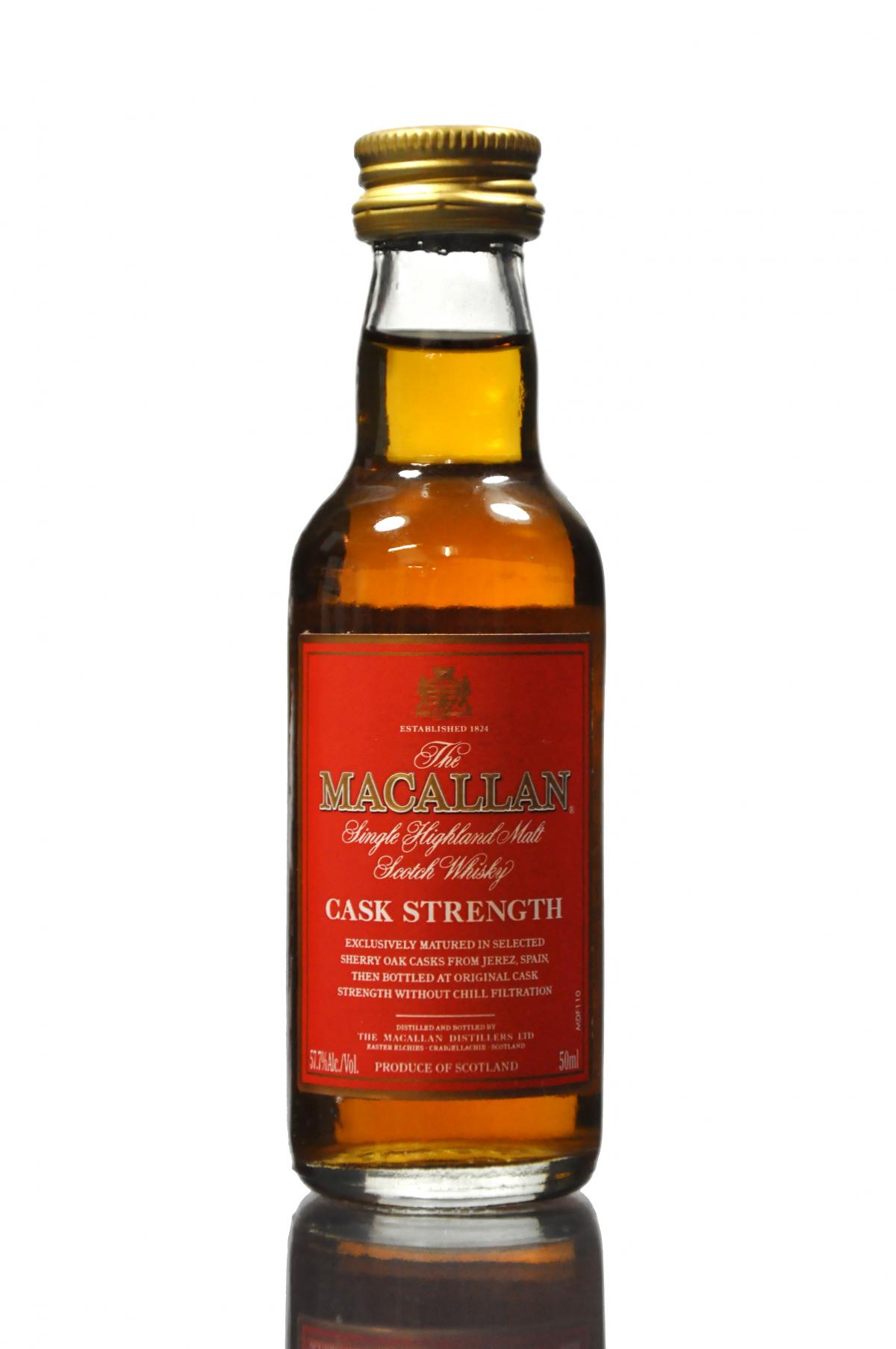 Macallan Cask Strength Miniature
